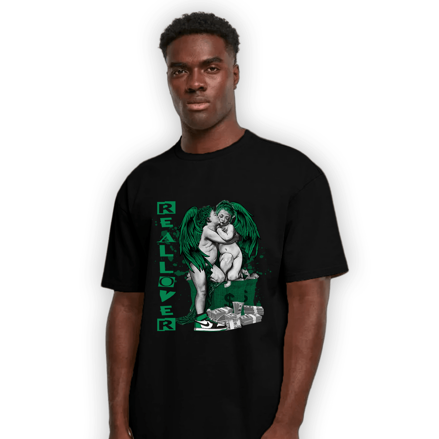 Celtic Lucky Green 1s T Shirt Match Real Lover Angel - NastyJamz