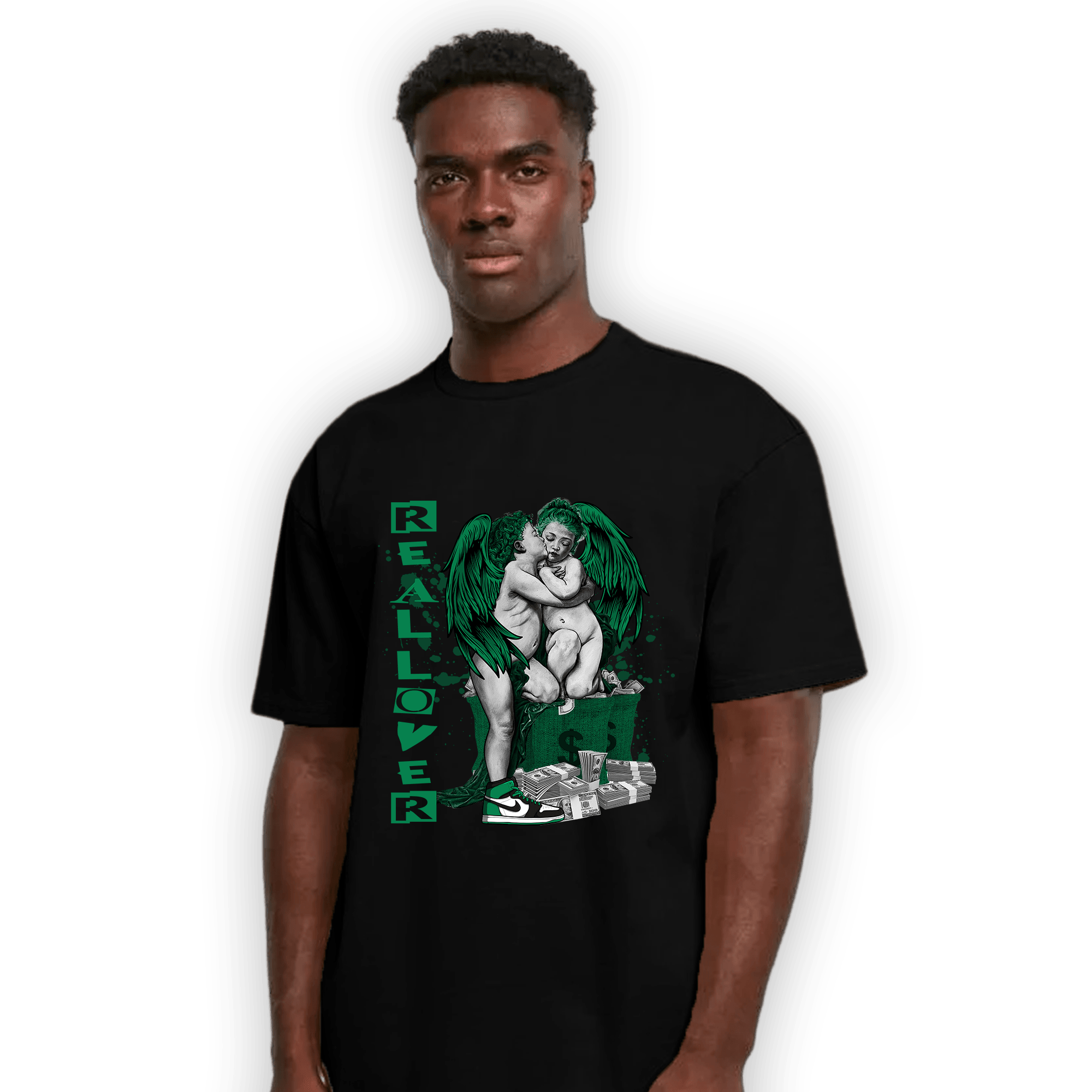 Celtic Lucky Green 1s T Shirt Match Real Lover Angel - NastyJamz