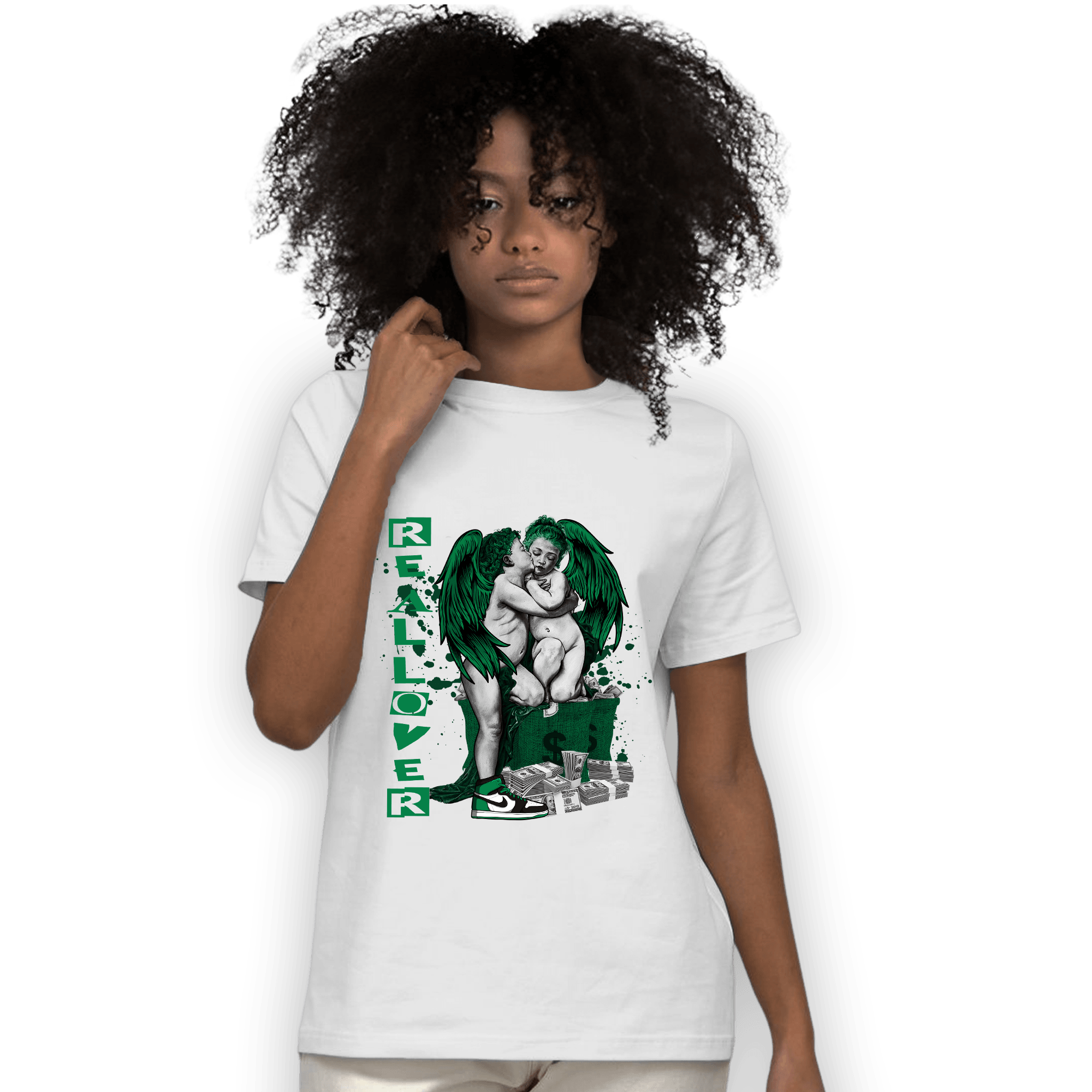 Celtic Lucky Green 1s T Shirt Match Real Lover Angel - NastyJamz