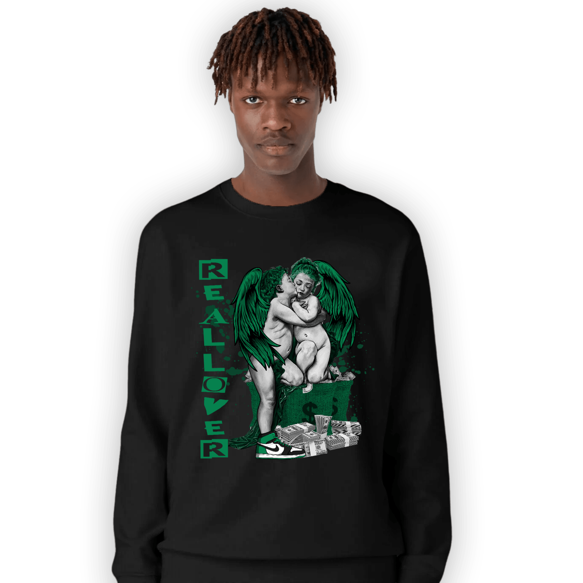 Celtic Lucky Green 1s Sweatshirt Match Real Lover Angel - NastyJamz