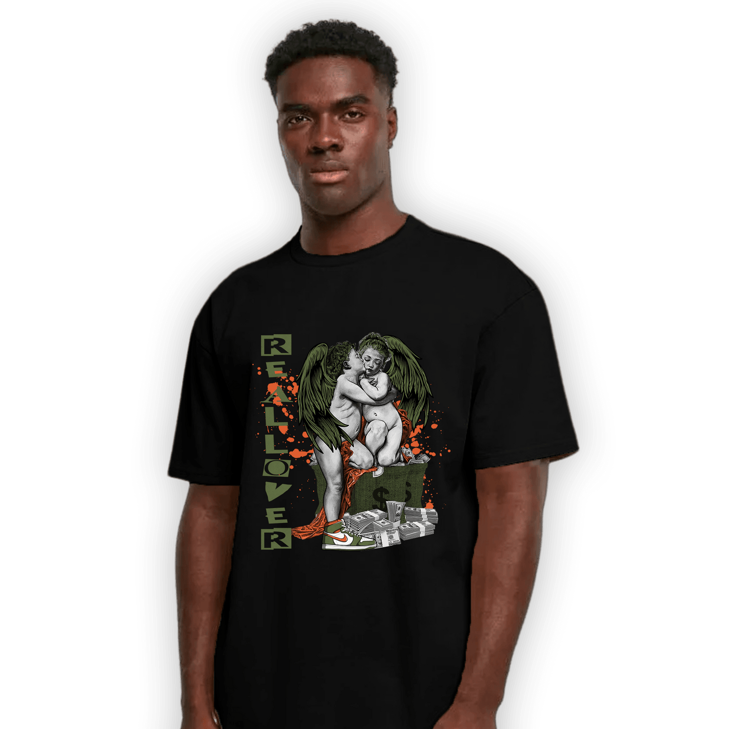 High OG Celadon 1s T Shirt Match Real Lover Angel - NastyJamz