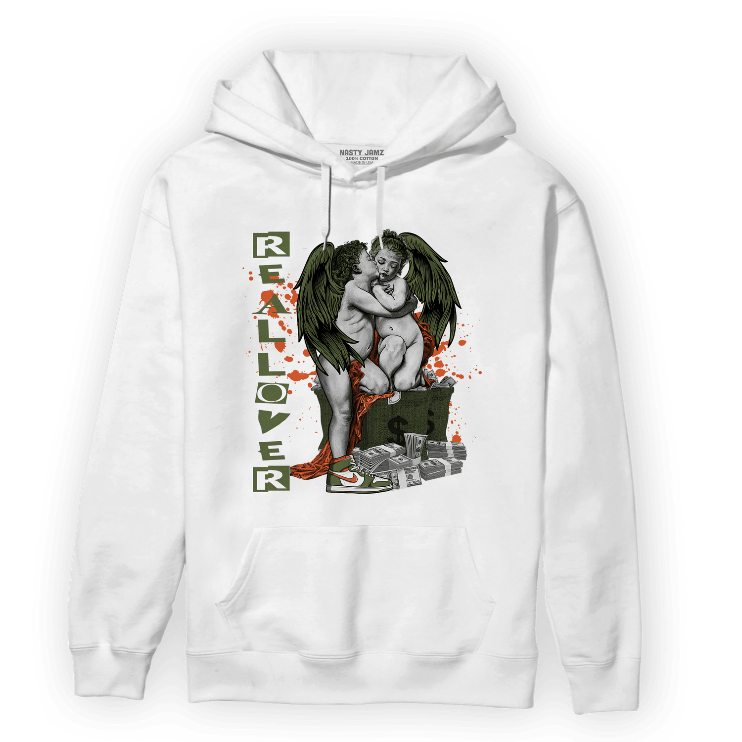 High OG Celadon 1s Hoodie Match Real Lover Angel - NastyJamz