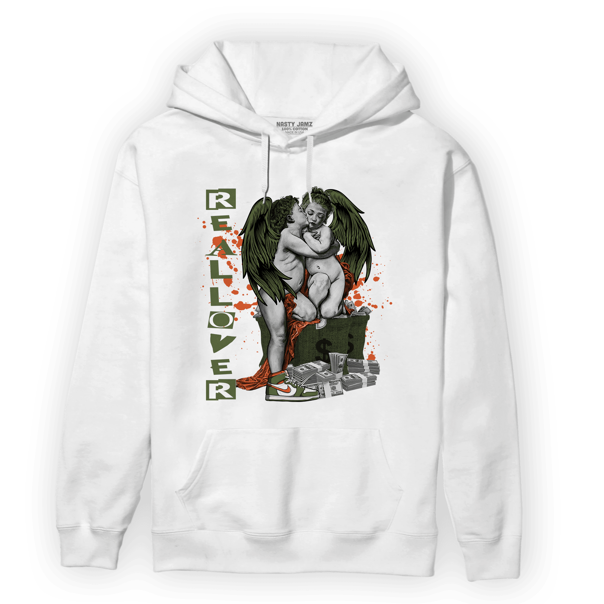 High OG Celadon 1s Hoodie Match Real Lover Angel - NastyJamz