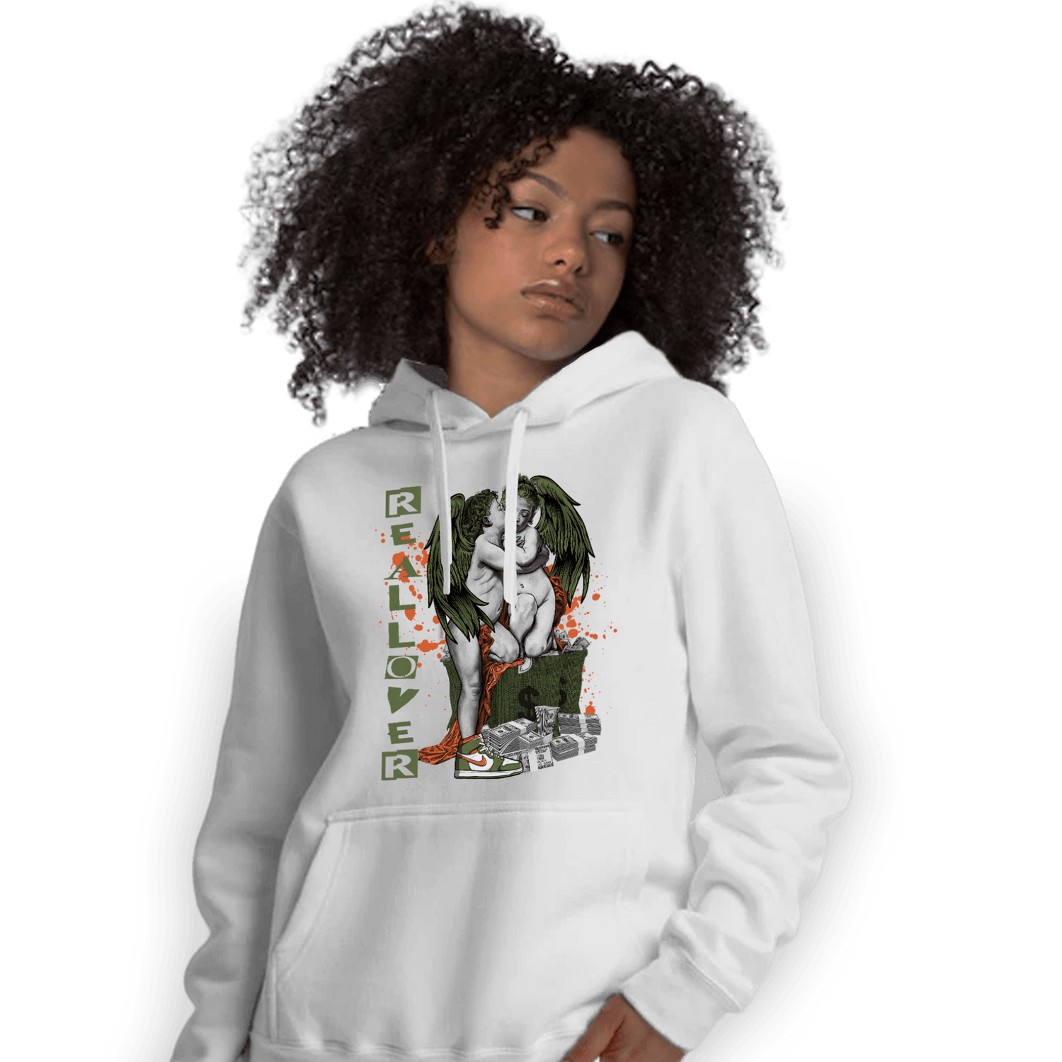 High OG Celadon 1s Hoodie Match Real Lover Angel - NastyJamz