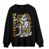 Mid SE Black Gold 1s Sweatshirt Match Real Lover Angel - NastyJamz