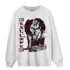 Burgundy 5s Sweatshirt Match Real Lover Angel - NastyJamz