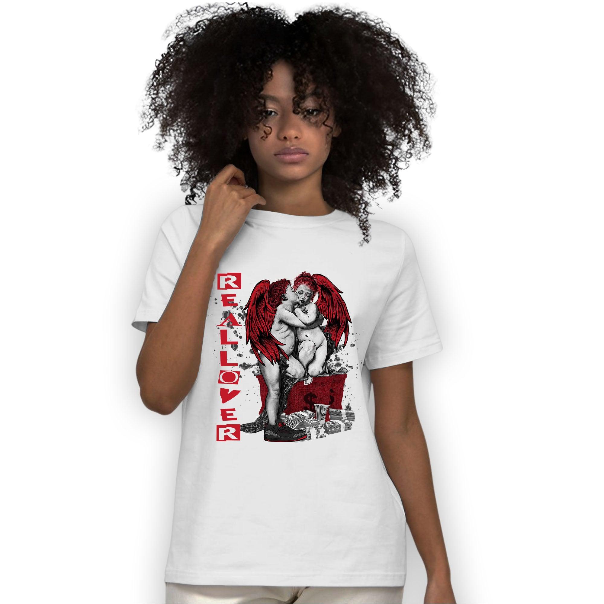 Spizike Low Bred T Shirt Match Real Lover Angel - NastyJamz