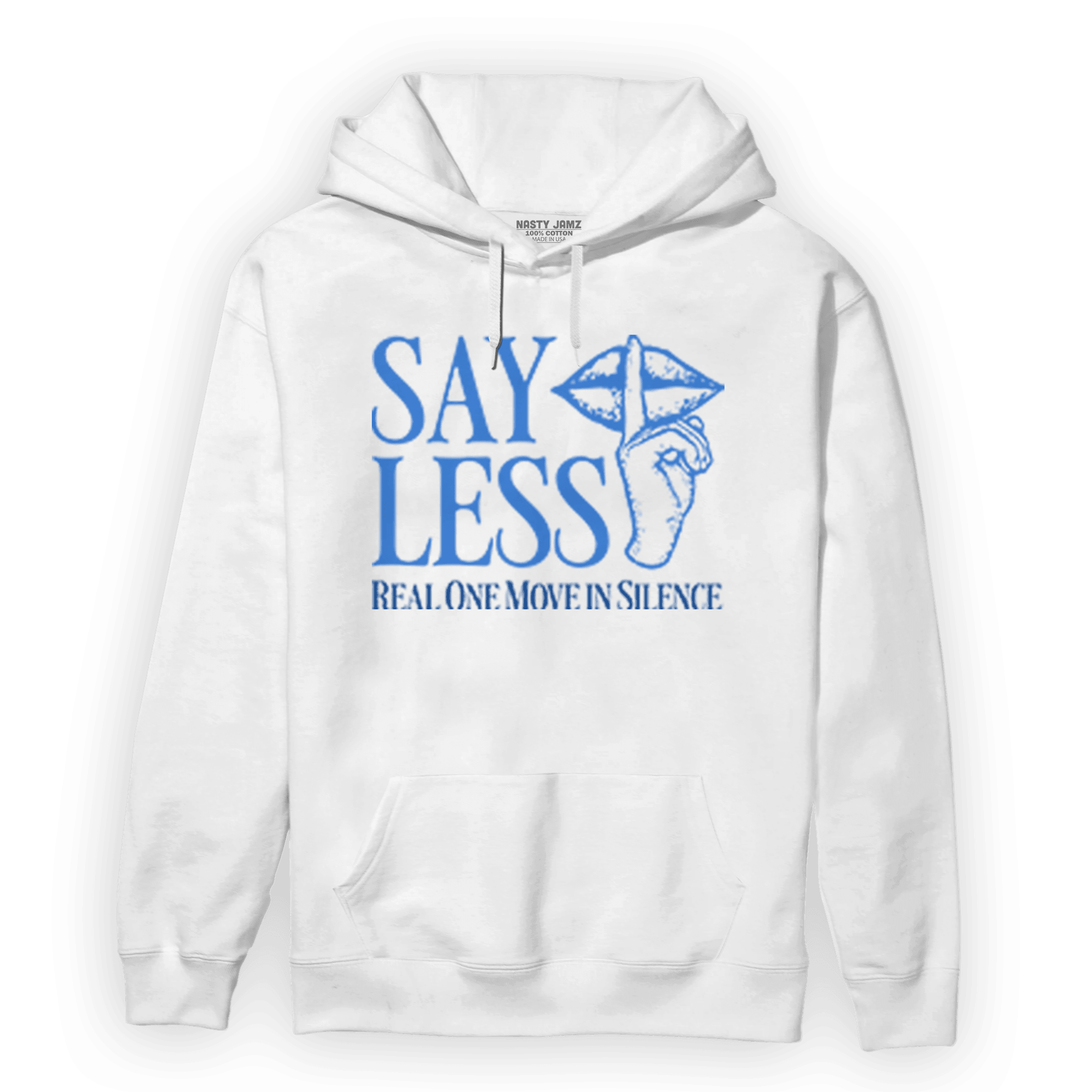 University Blue Toe 1s Hoodie Match Say Less - NastyJamz