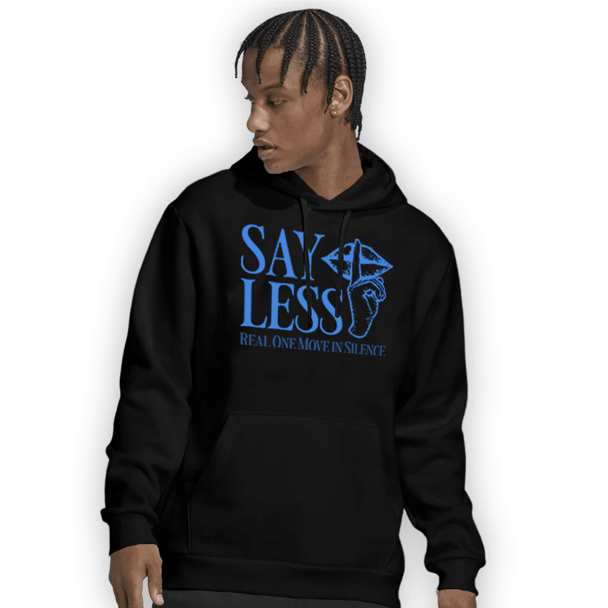 University Blue Toe 1s Hoodie Match Say Less - NastyJamz