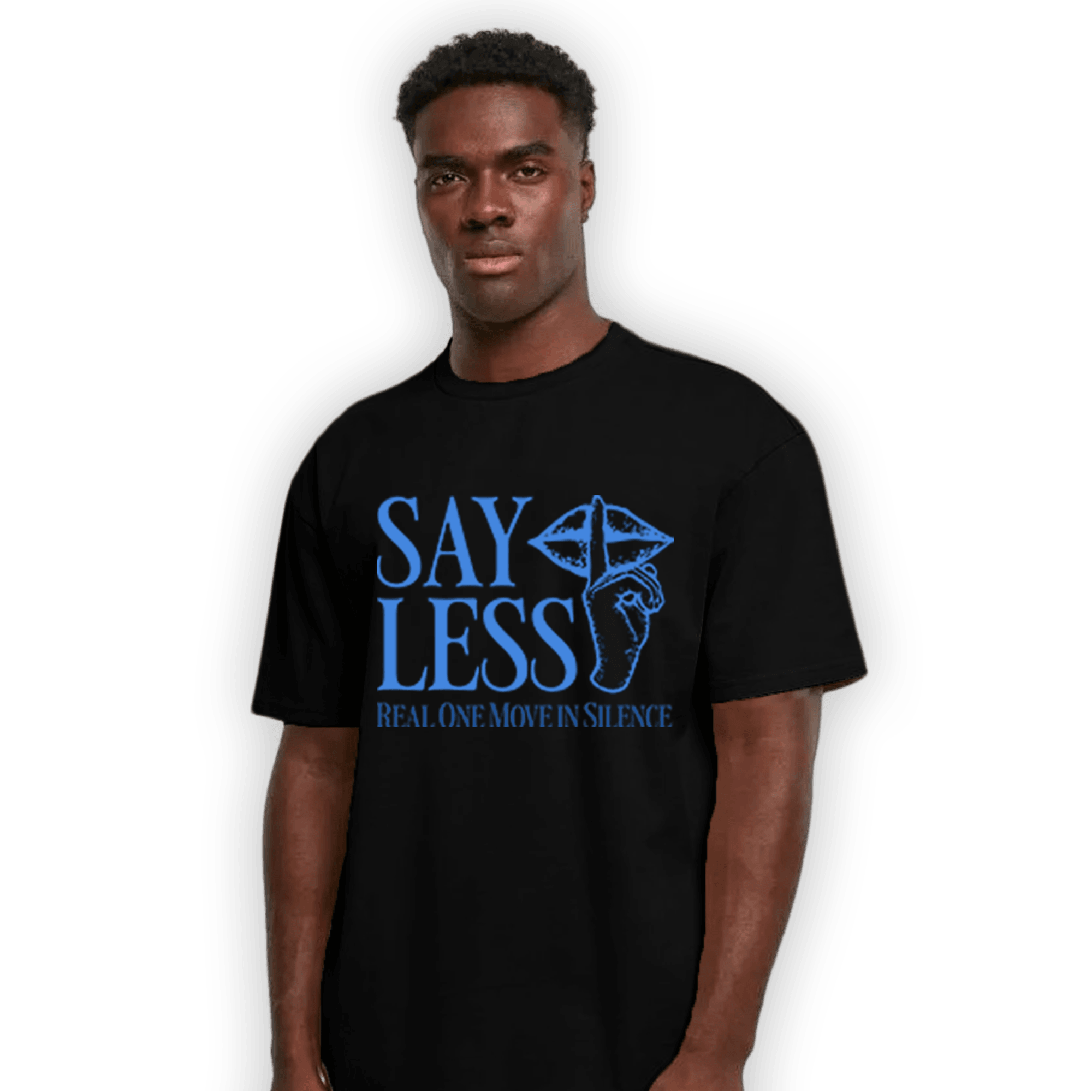 University Blue Toe 1s T Shirt Match Say Less - NastyJamz