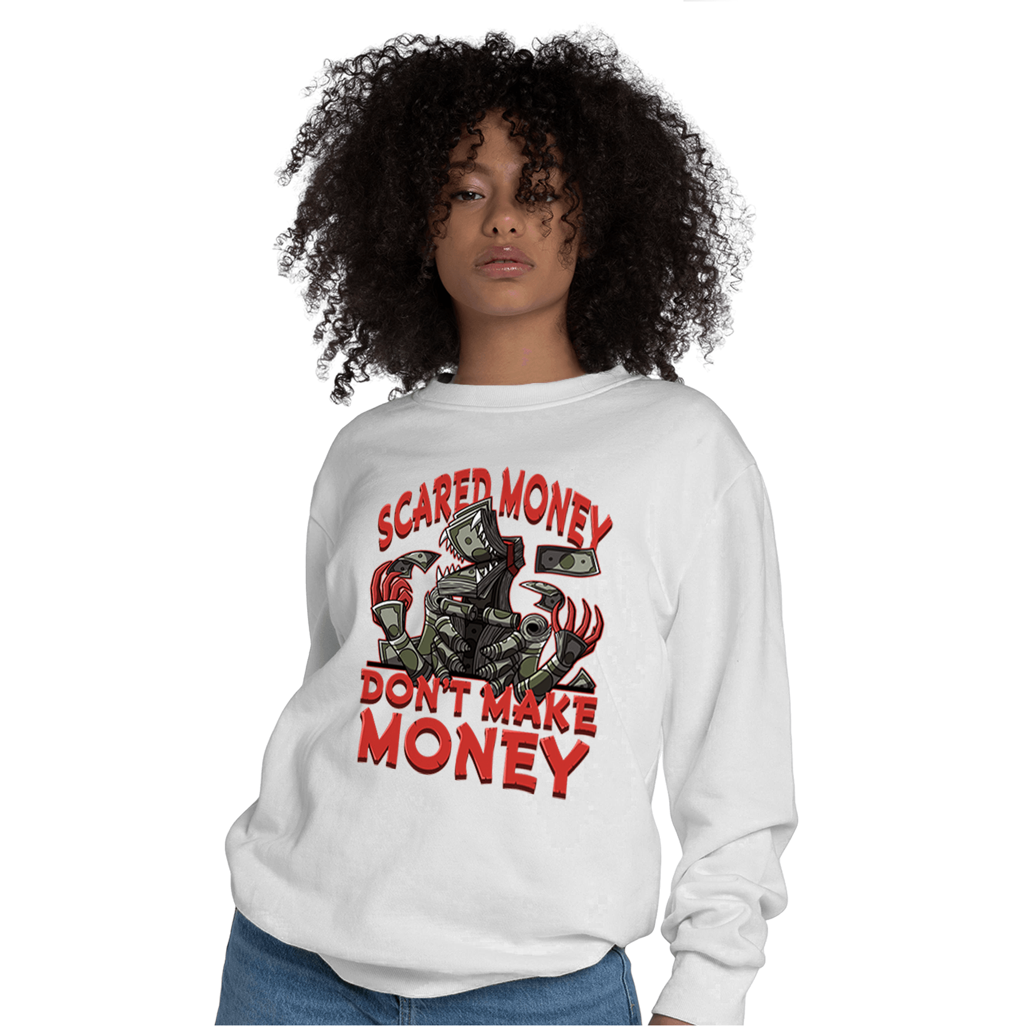 Dunk Low Mystic Red Sweatshirt Match Scared Moneyy - NastyJamz