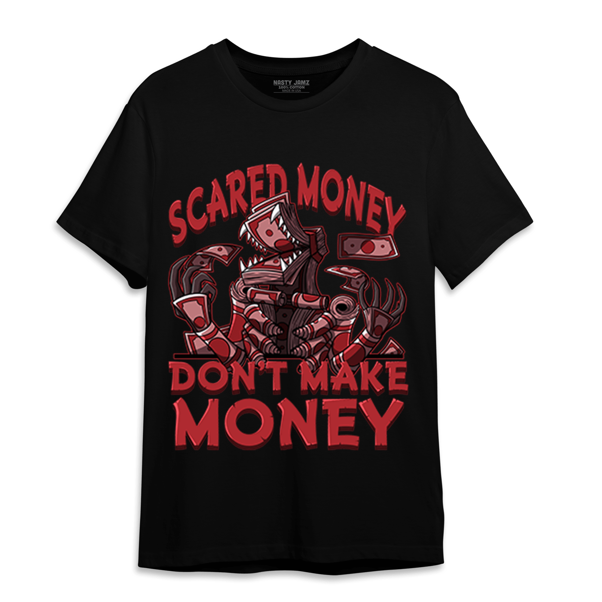Cherry 12s T Shirt Match Scared Moneyy - NastyJamz