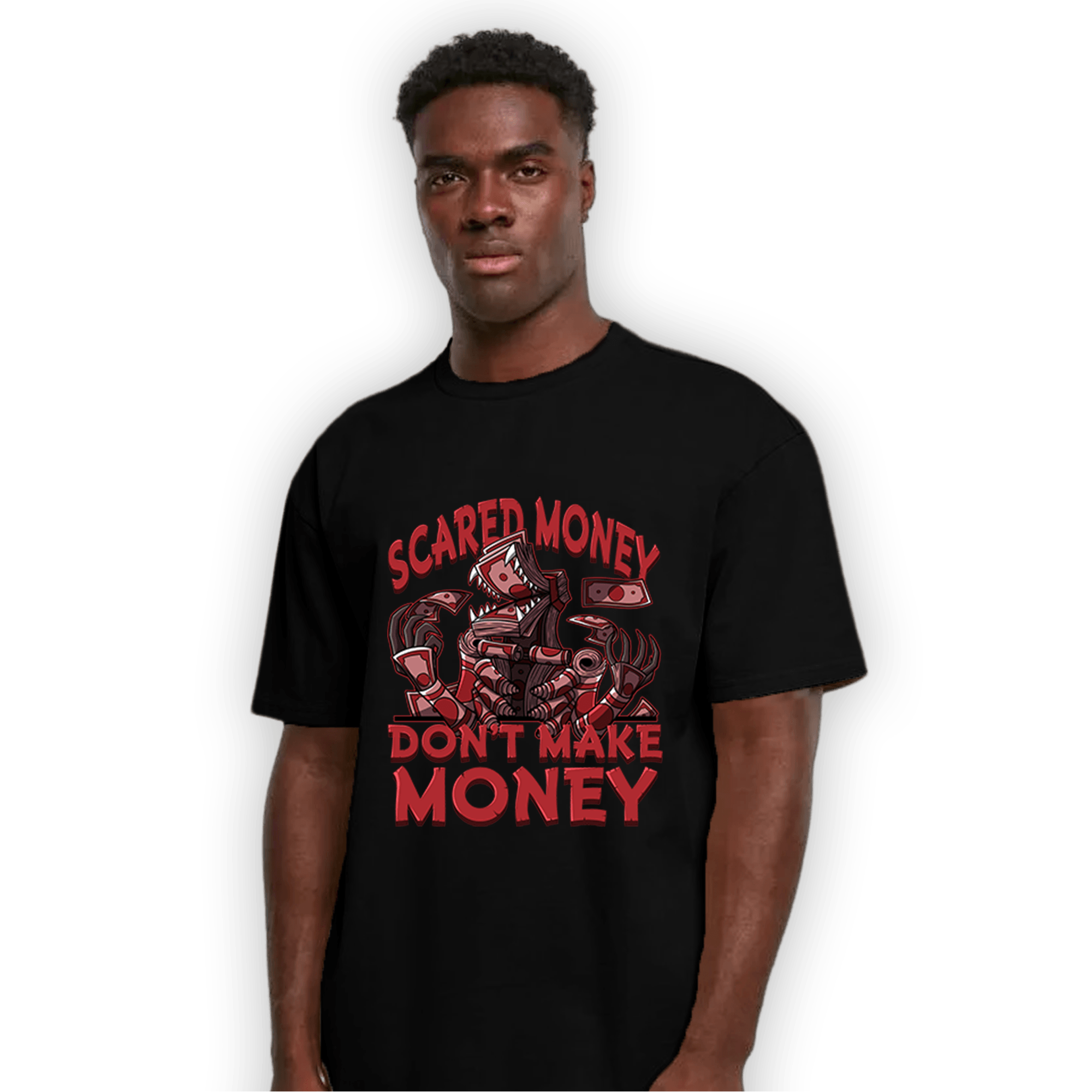 Cherry 12s T Shirt Match Scared Moneyy - NastyJamz