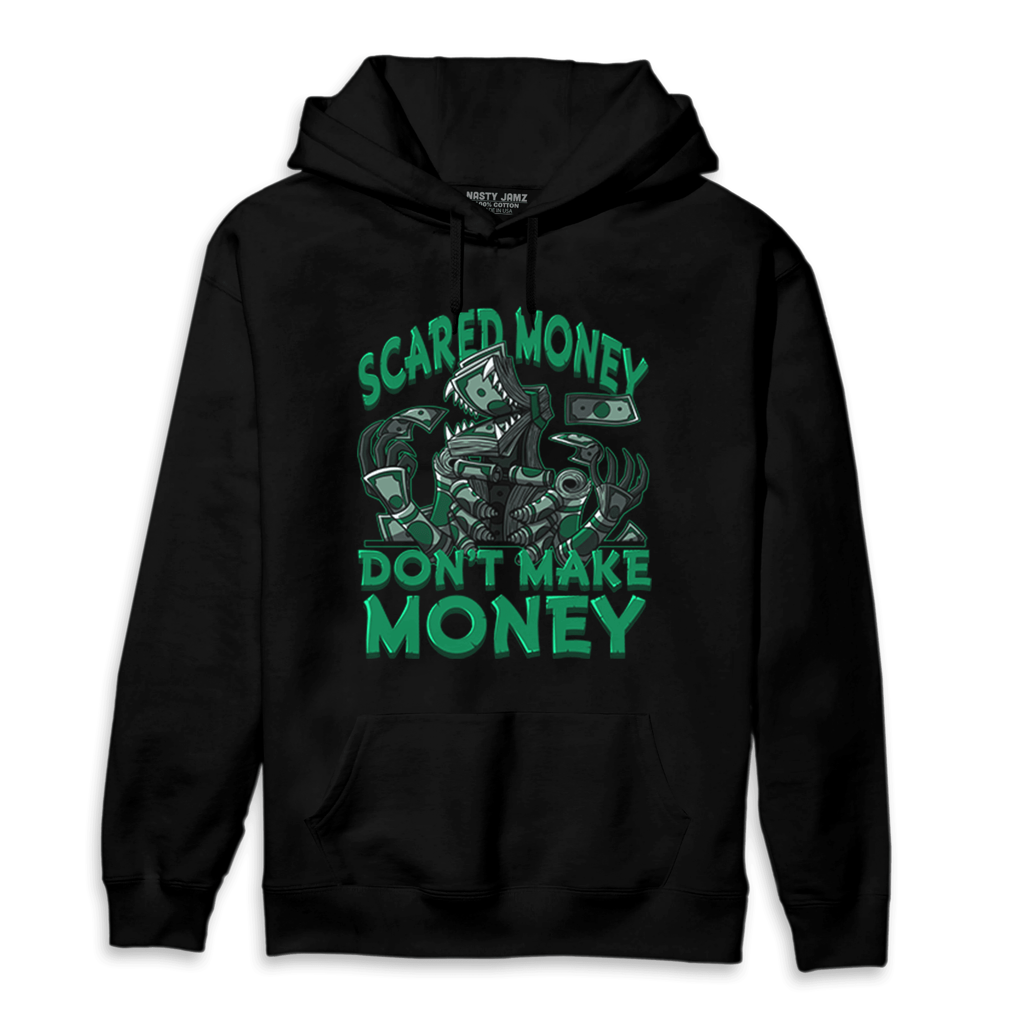 Celtic Lucky Green 1s Hoodie Match Scared Moneyy - NastyJamz