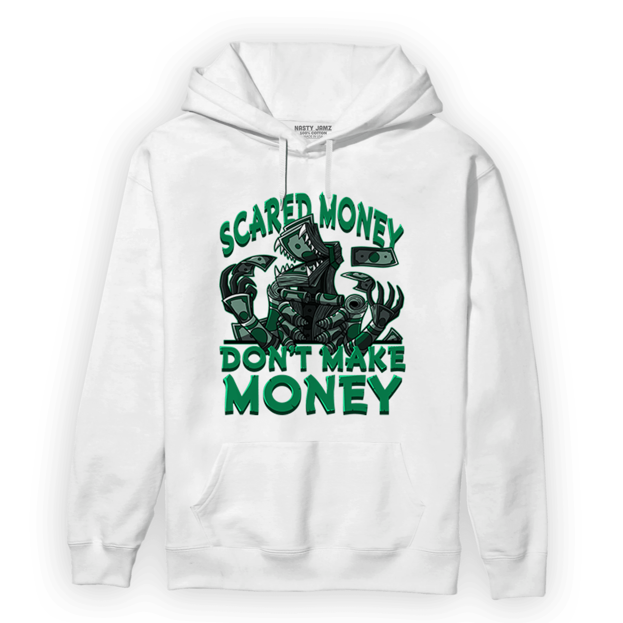 Celtic Lucky Green 1s Hoodie Match Scared Moneyy - NastyJamz