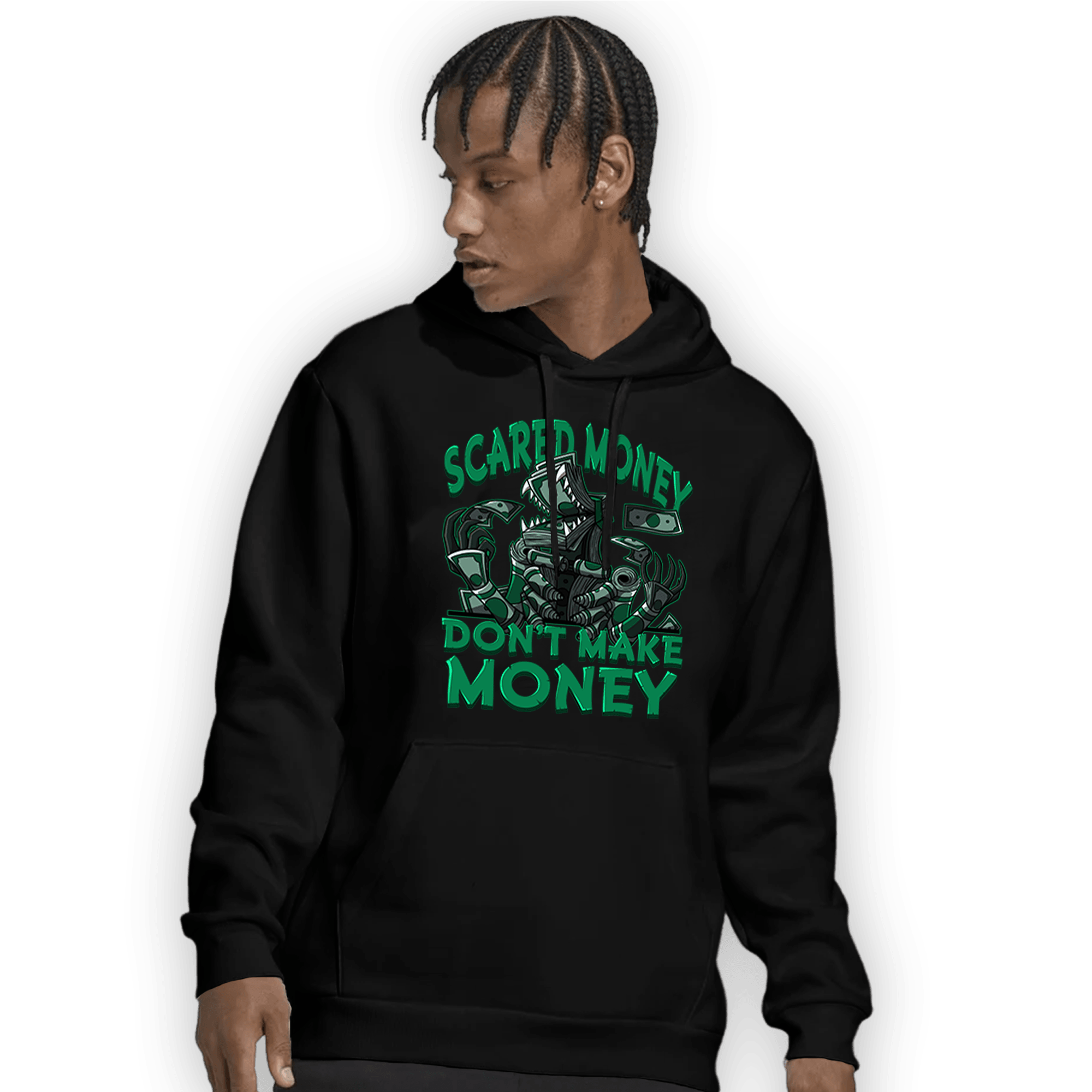Celtic Lucky Green 1s Hoodie Match Scared Moneyy - NastyJamz