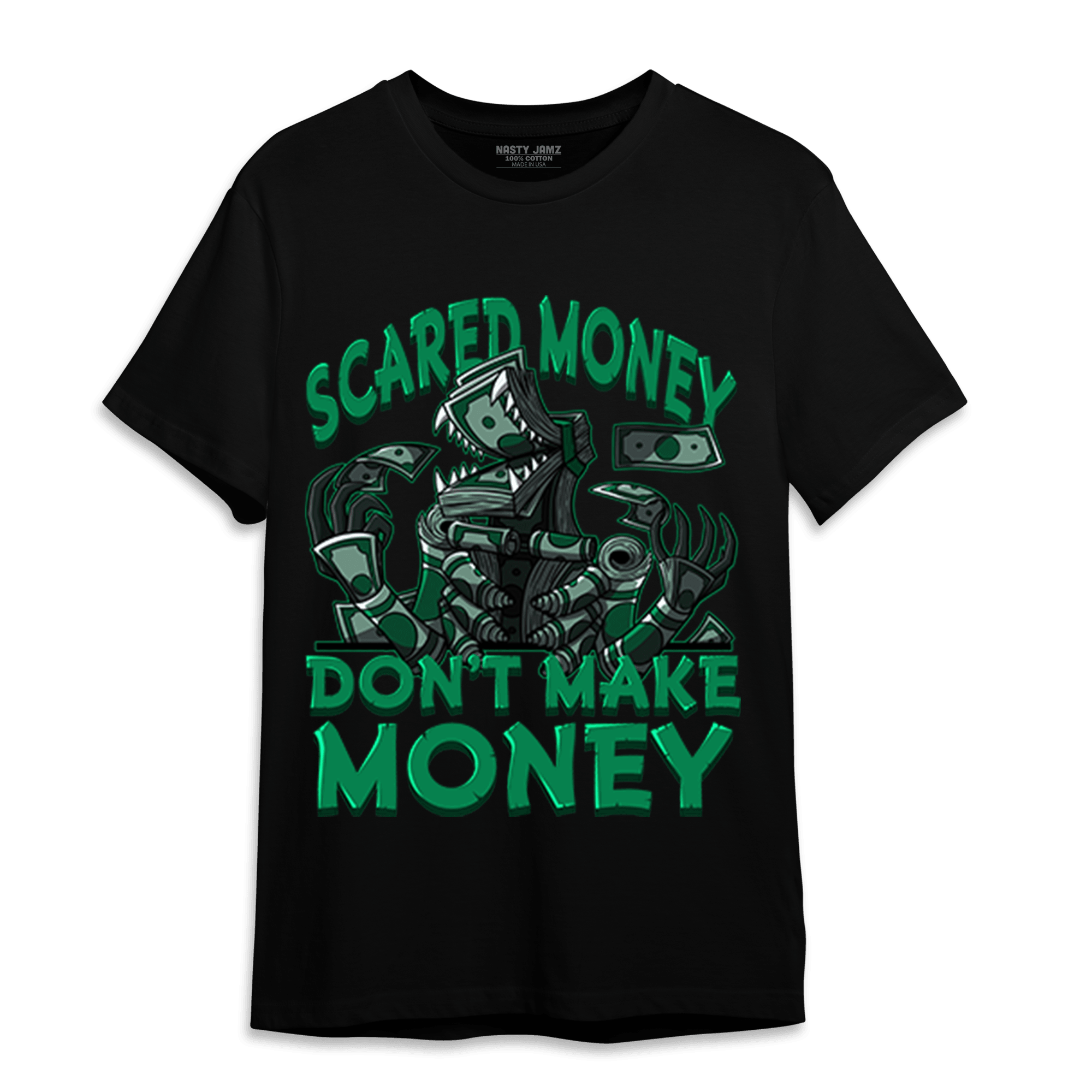Celtic Lucky Green 1s T Shirt Match Scared Moneyy - NastyJamz