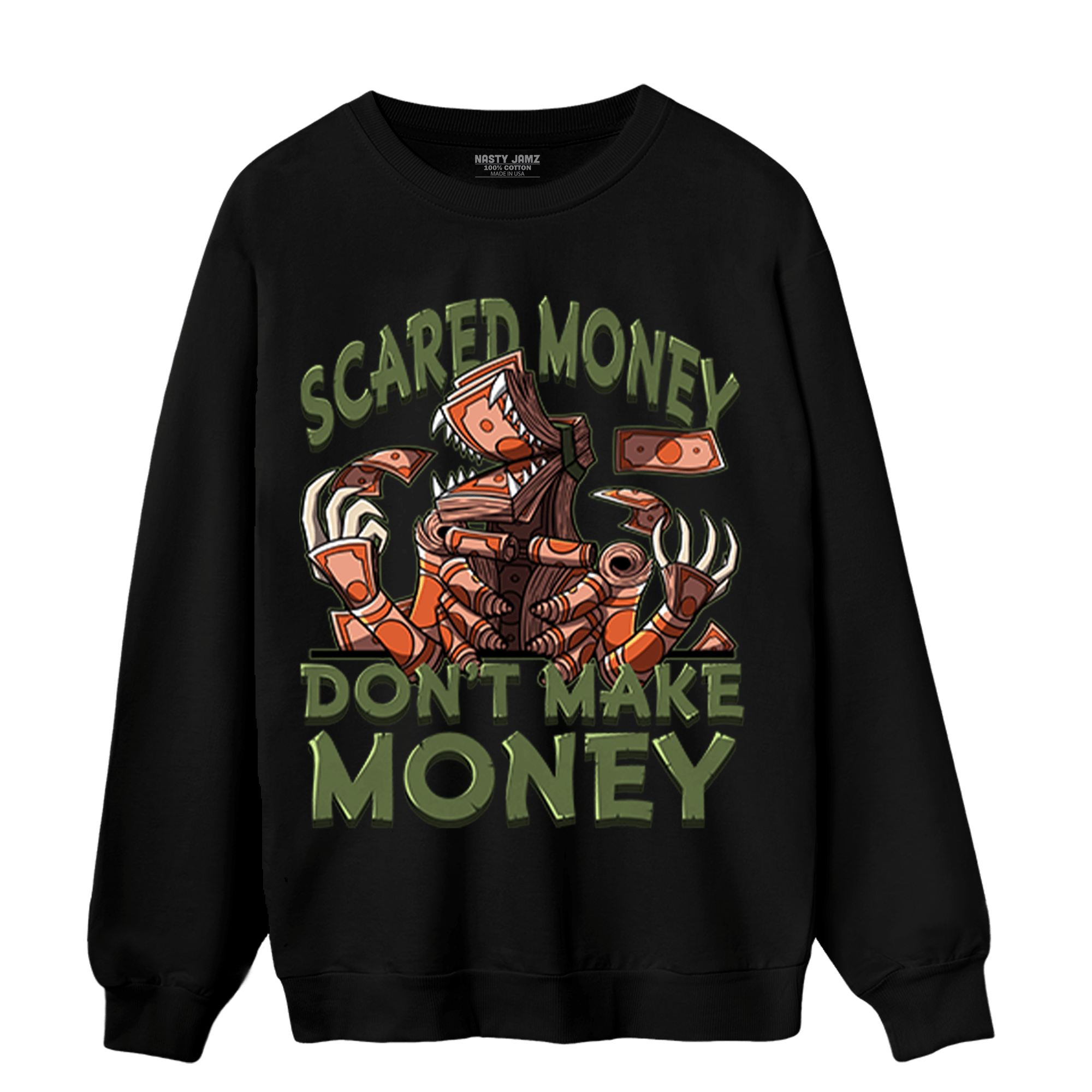 High OG Celadon 1s Sweatshirt Match Scared Moneyy - NastyJamz