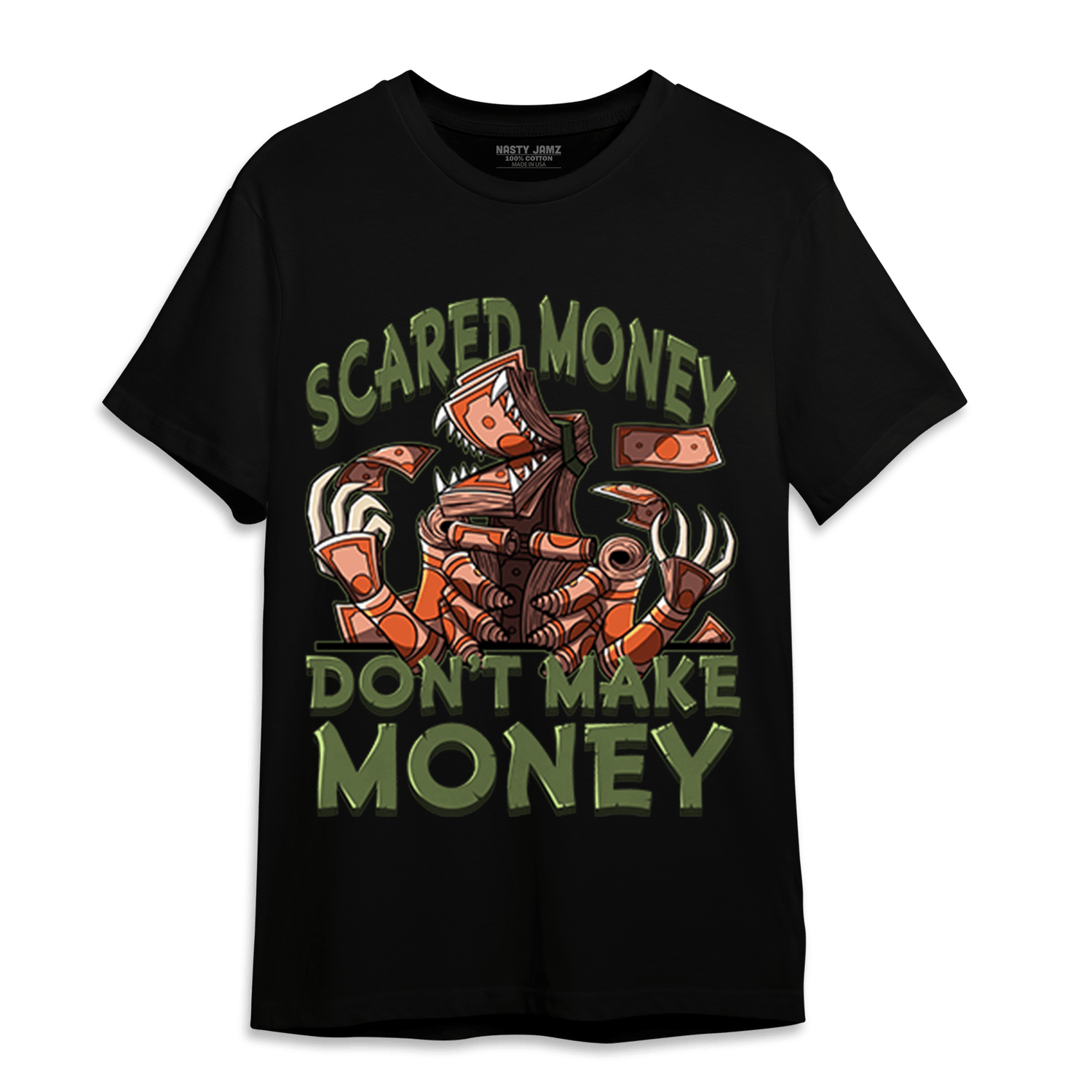 High OG Celadon 1s T Shirt Match Scared Moneyy - NastyJamz