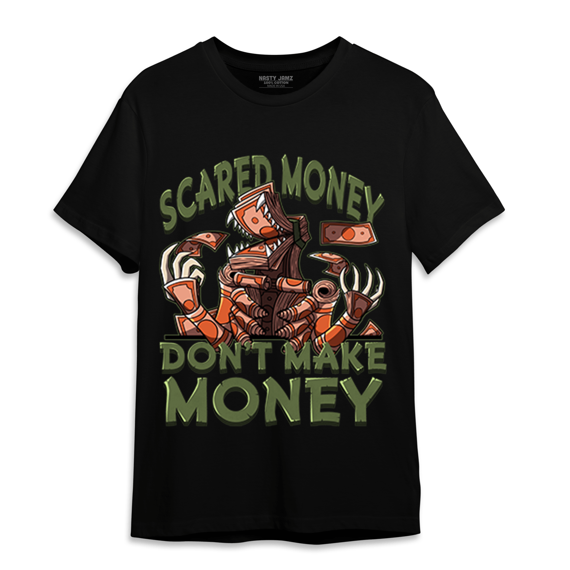 High OG Celadon 1s T Shirt Match Scared Moneyy - NastyJamz