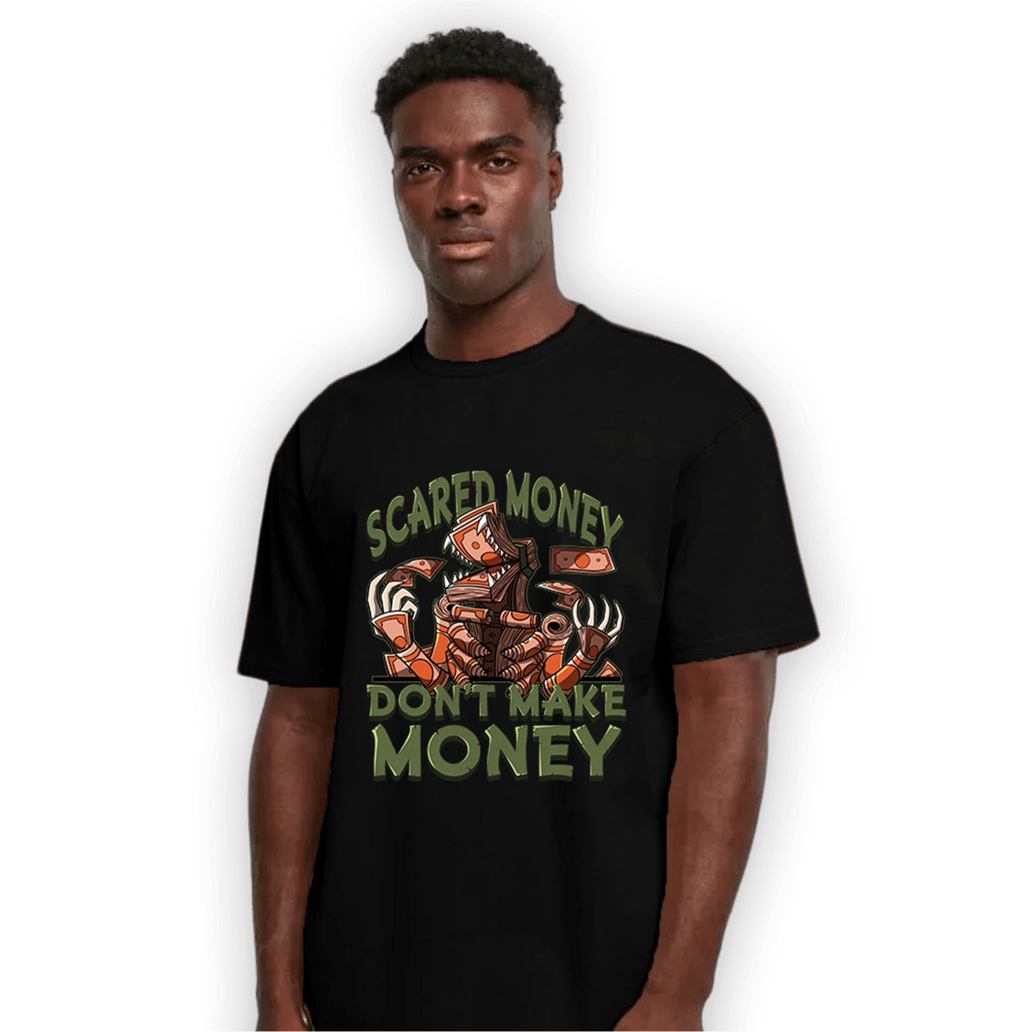 High OG Celadon 1s T Shirt Match Scared Moneyy - NastyJamz
