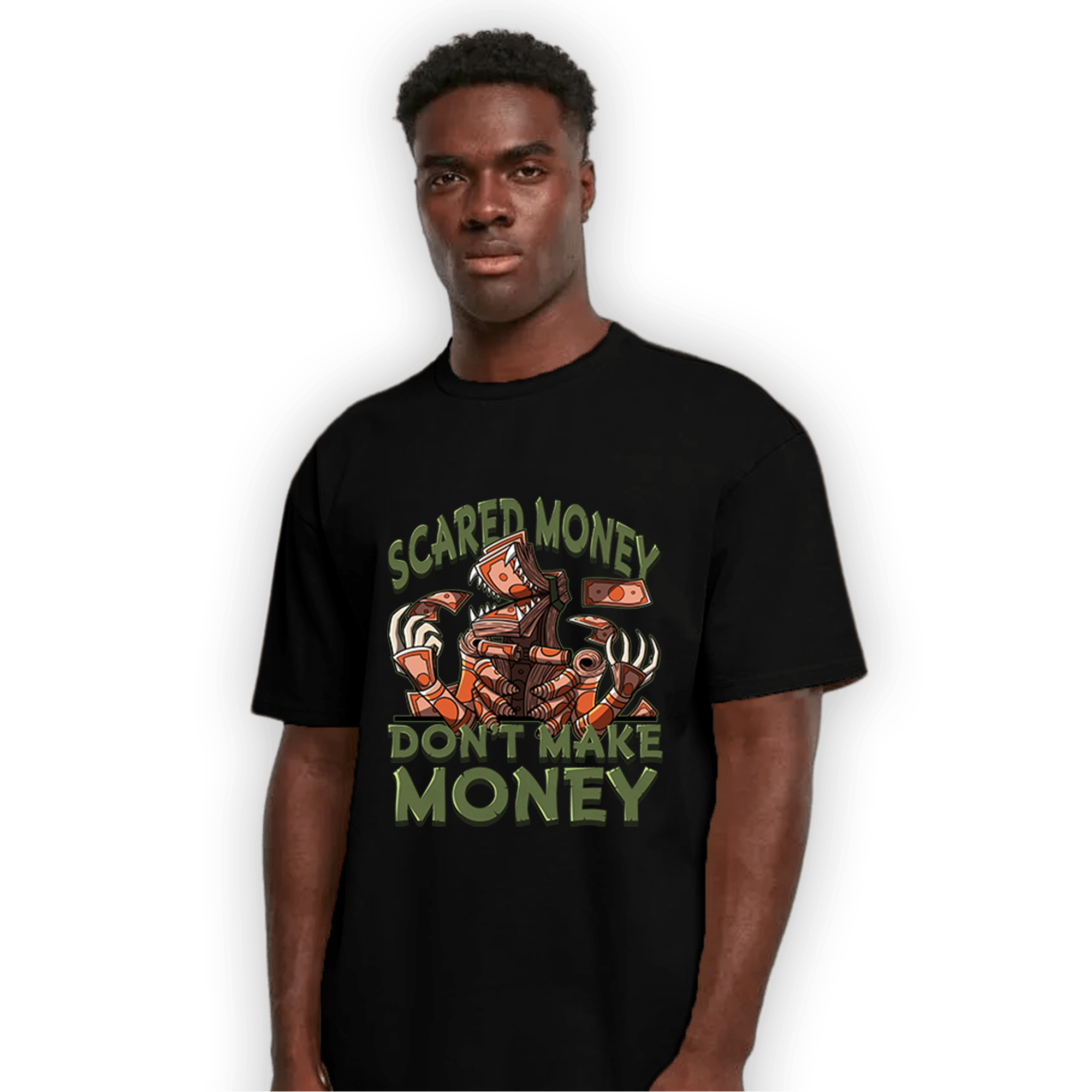 High OG Celadon 1s T Shirt Match Scared Moneyy - NastyJamz
