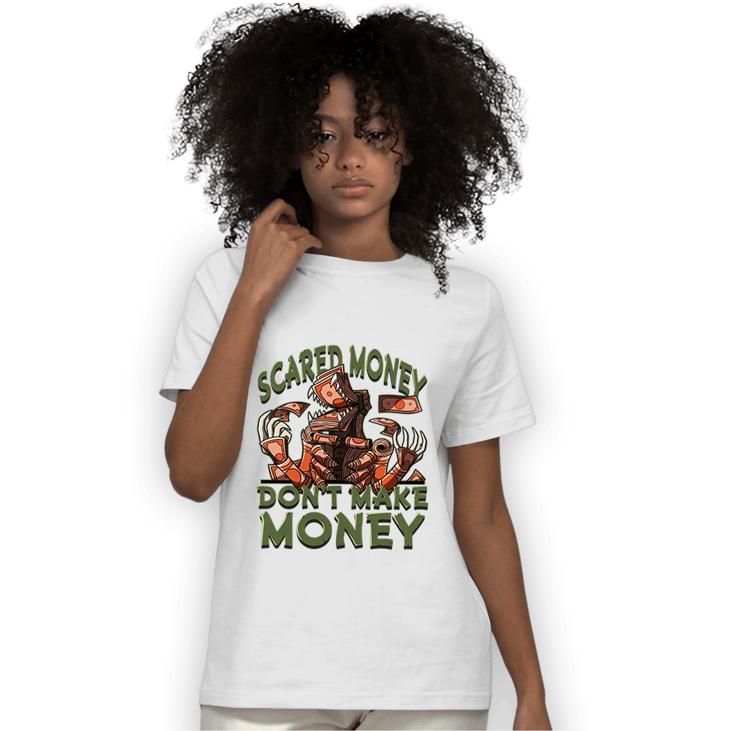 High OG Celadon 1s T Shirt Match Scared Moneyy - NastyJamz
