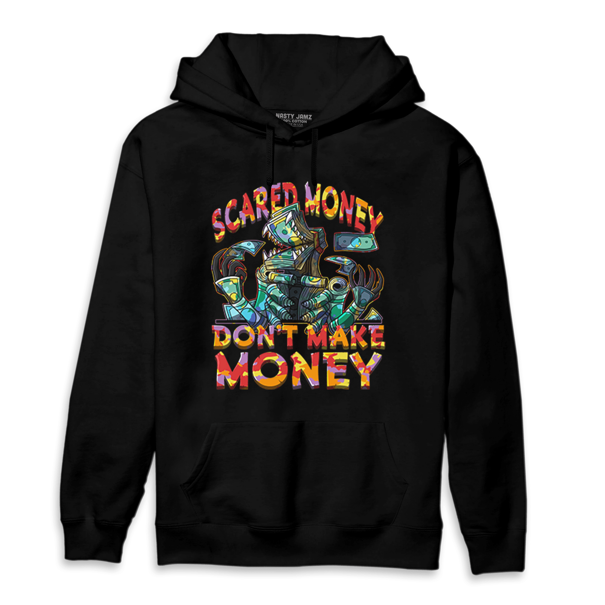 Mid GS Six Championships 1s Hoodie Match Scared Moneyy - NastyJamz