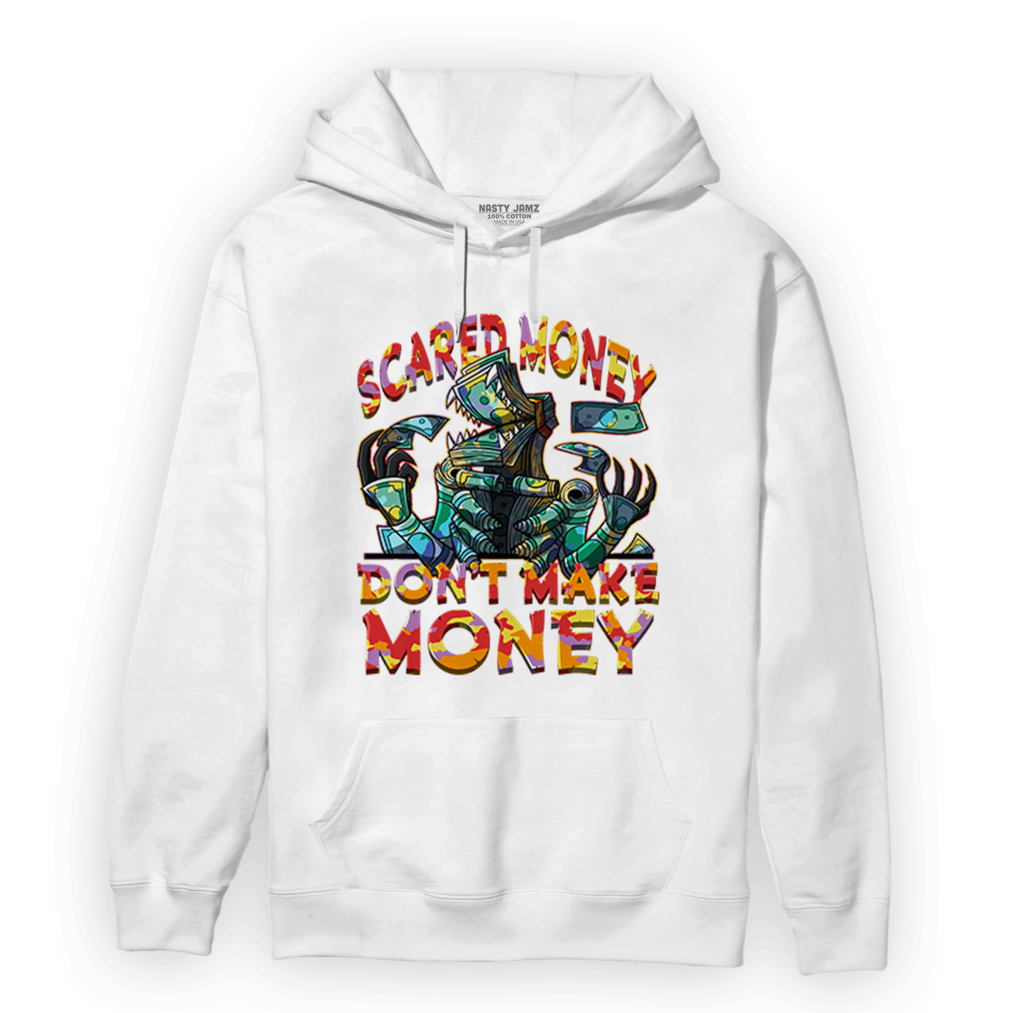 Mid GS Six Championships 1s Hoodie Match Scared Moneyy - NastyJamz