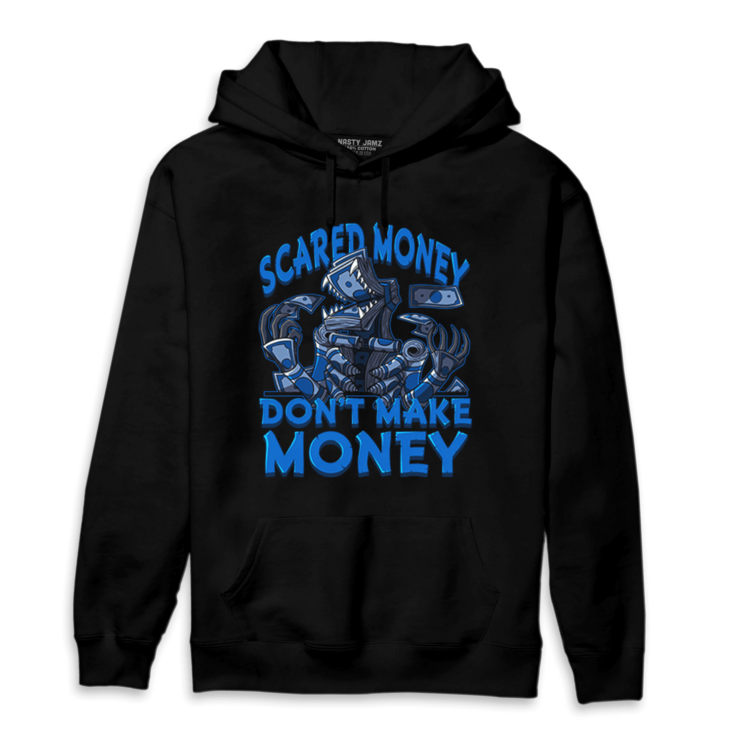 Royal Reimagined 1s Hoodie Match Scared Moneyy - NastyJamz