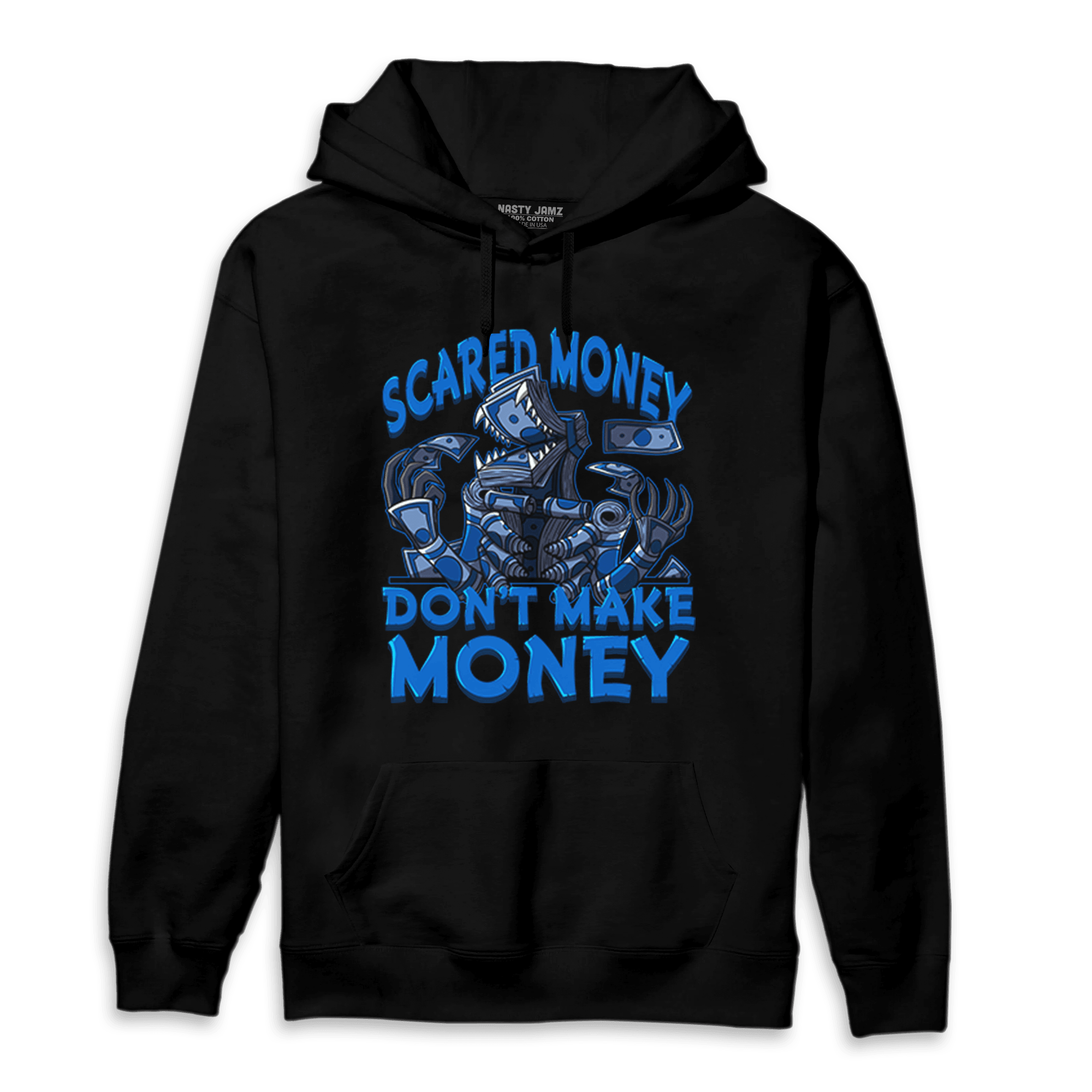 Royal Reimagined 1s Hoodie Match Scared Moneyy - NastyJamz