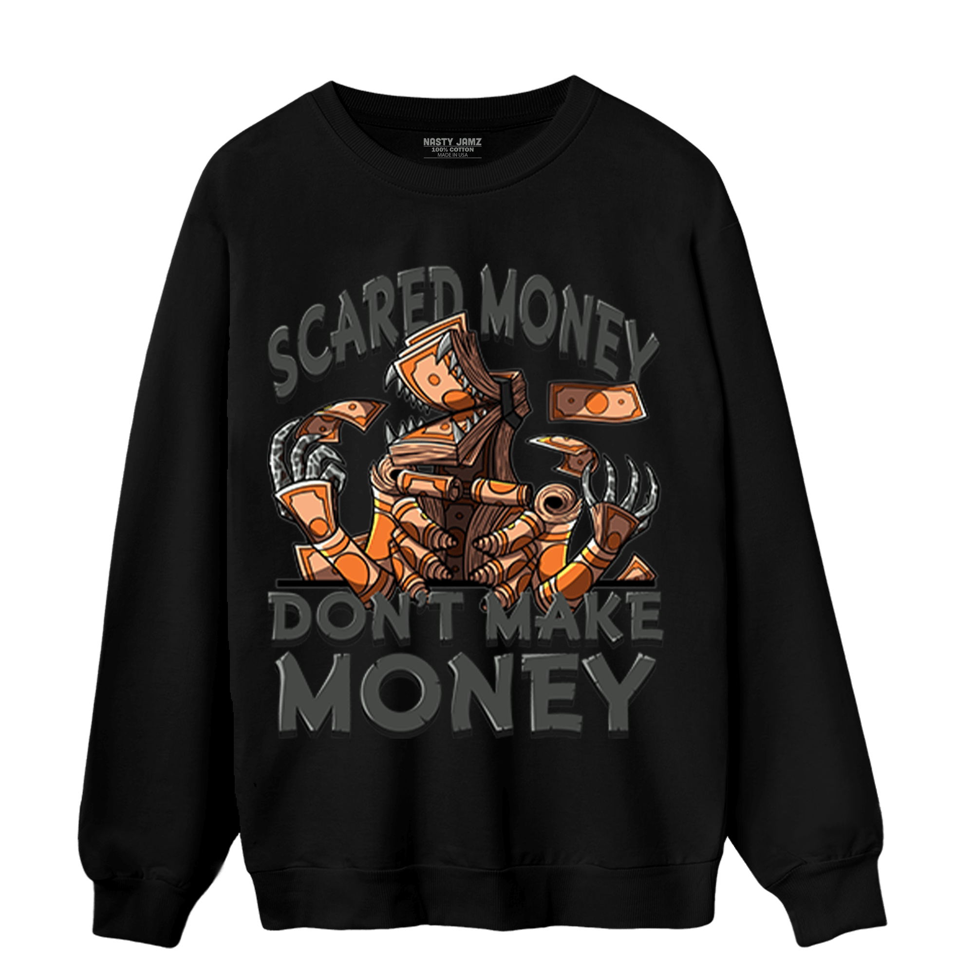 Fear Pack 3s Sweatshirt Match Scared Moneyy - NastyJamz