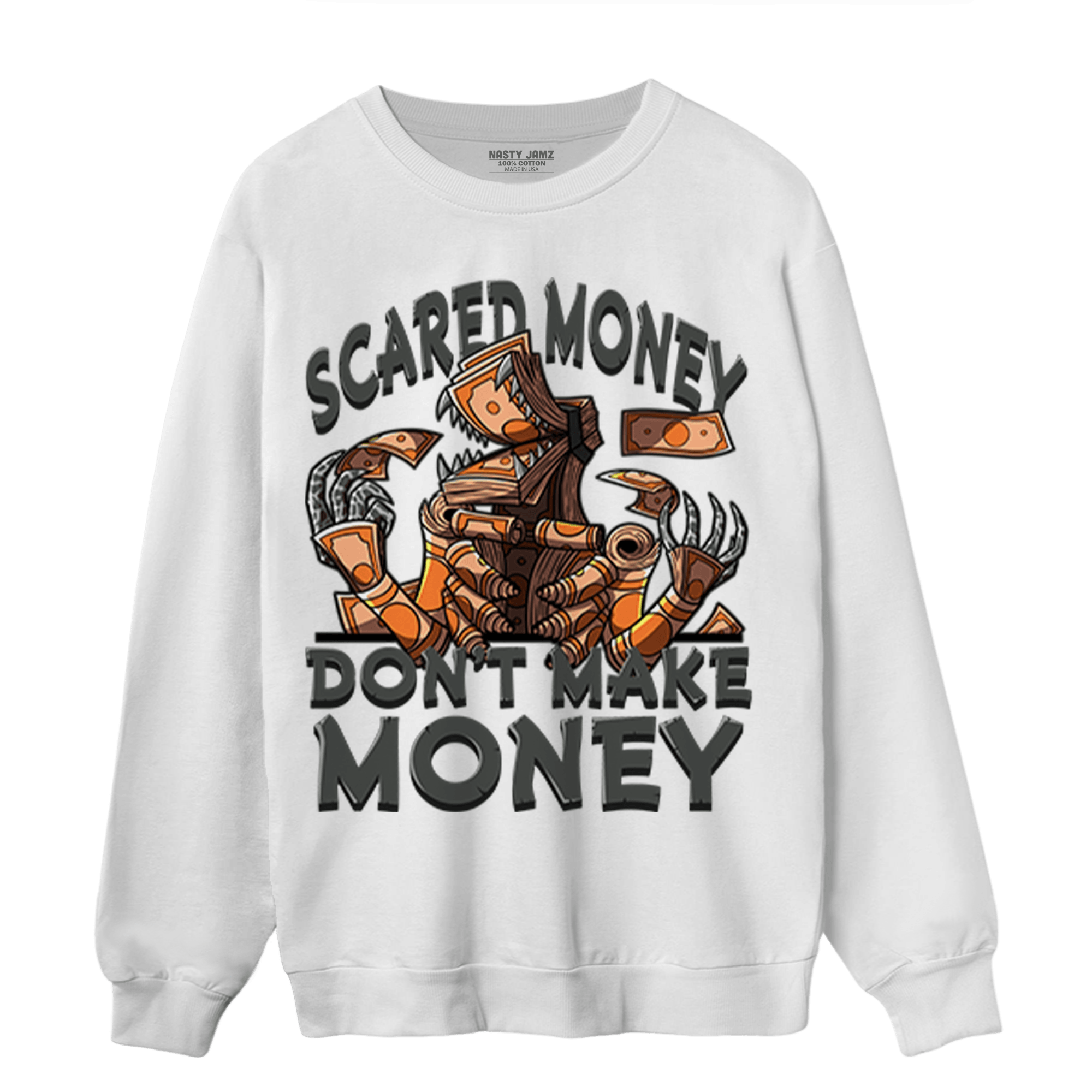 Fear Pack 3s Sweatshirt Match Scared Moneyy - NastyJamz