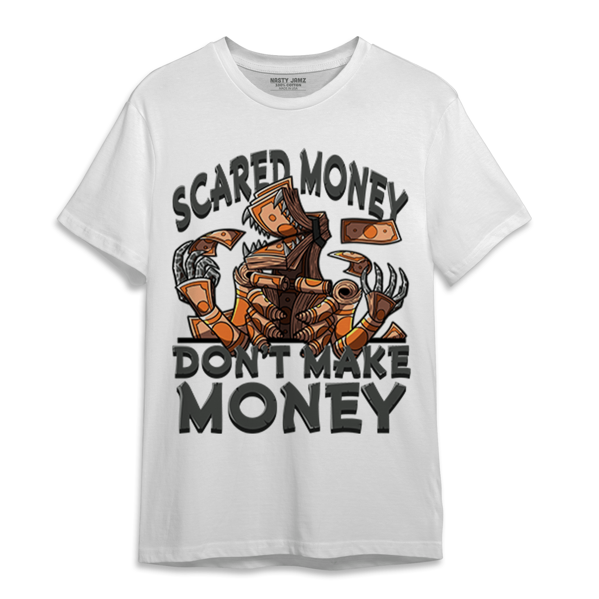 Fear Pack 3s T Shirt Match Scared Moneyy - NastyJamz