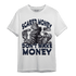 White Navy 3s T Shirt Match Scared Moneyy - NastyJamz