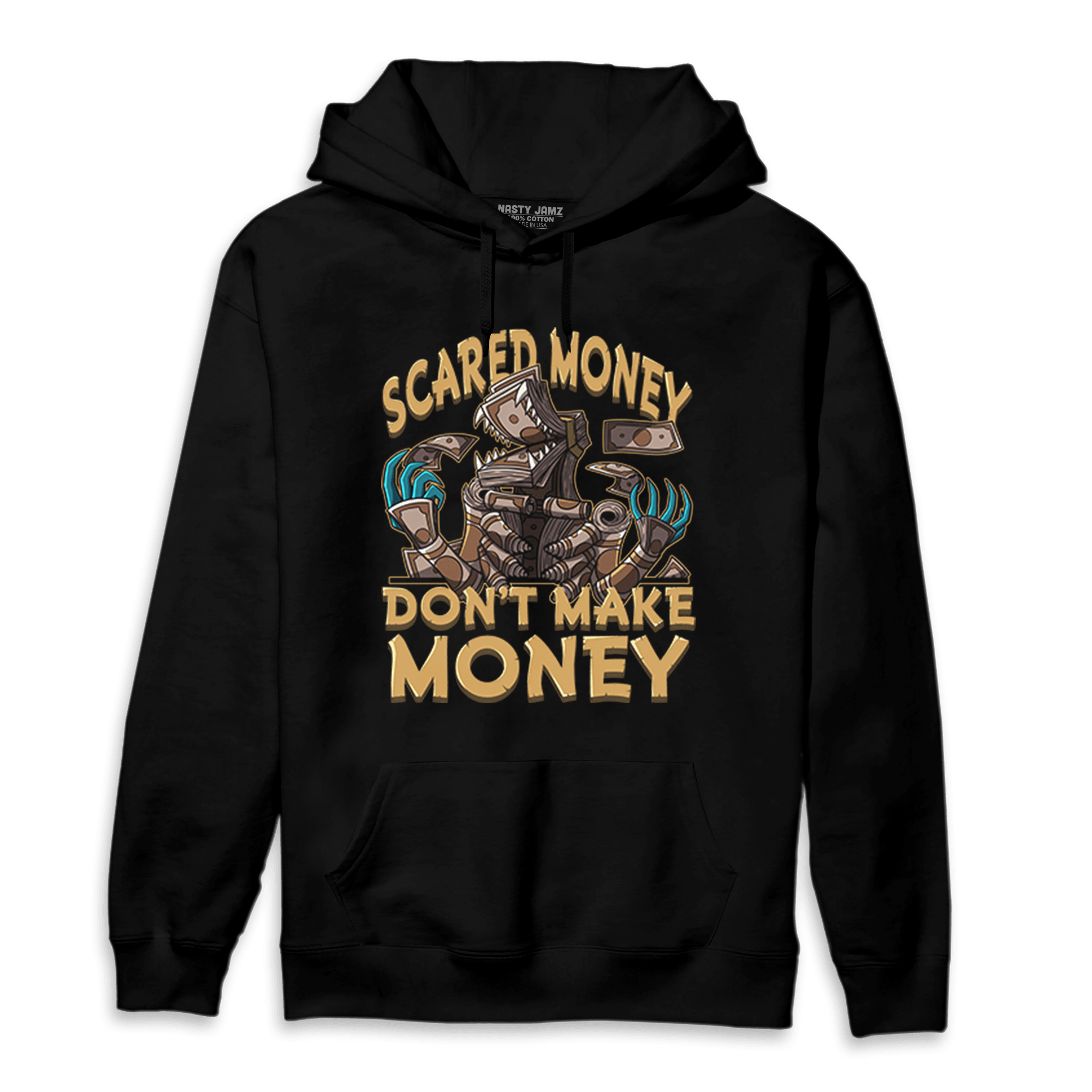 Cacao Wow 4s Hoodie Match Scared Moneyy - NastyJamz