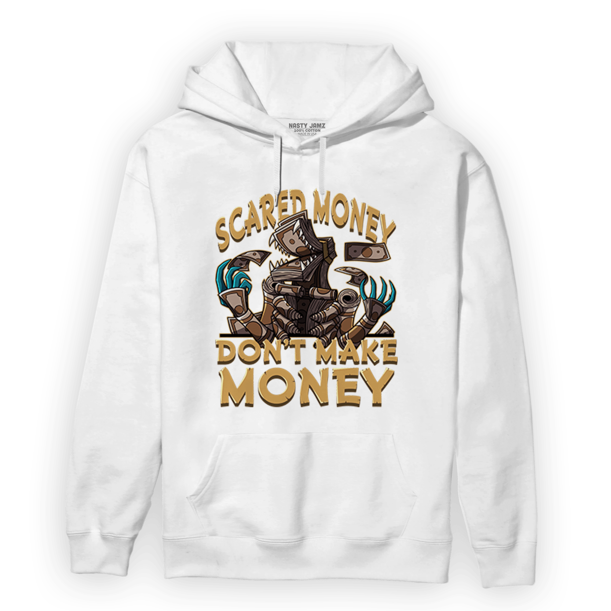Cacao Wow 4s Hoodie Match Scared Moneyy - NastyJamz