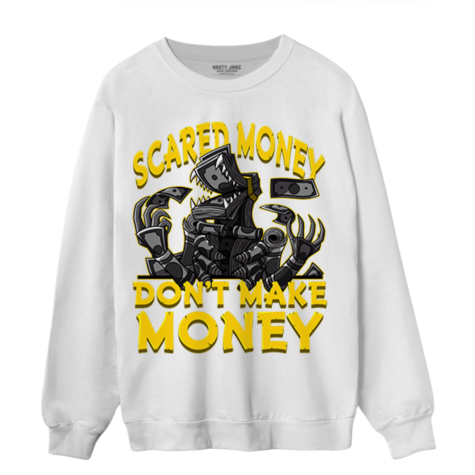 Thunder 4s Sweatshirt Match Scared Moneyy - NastyJamz