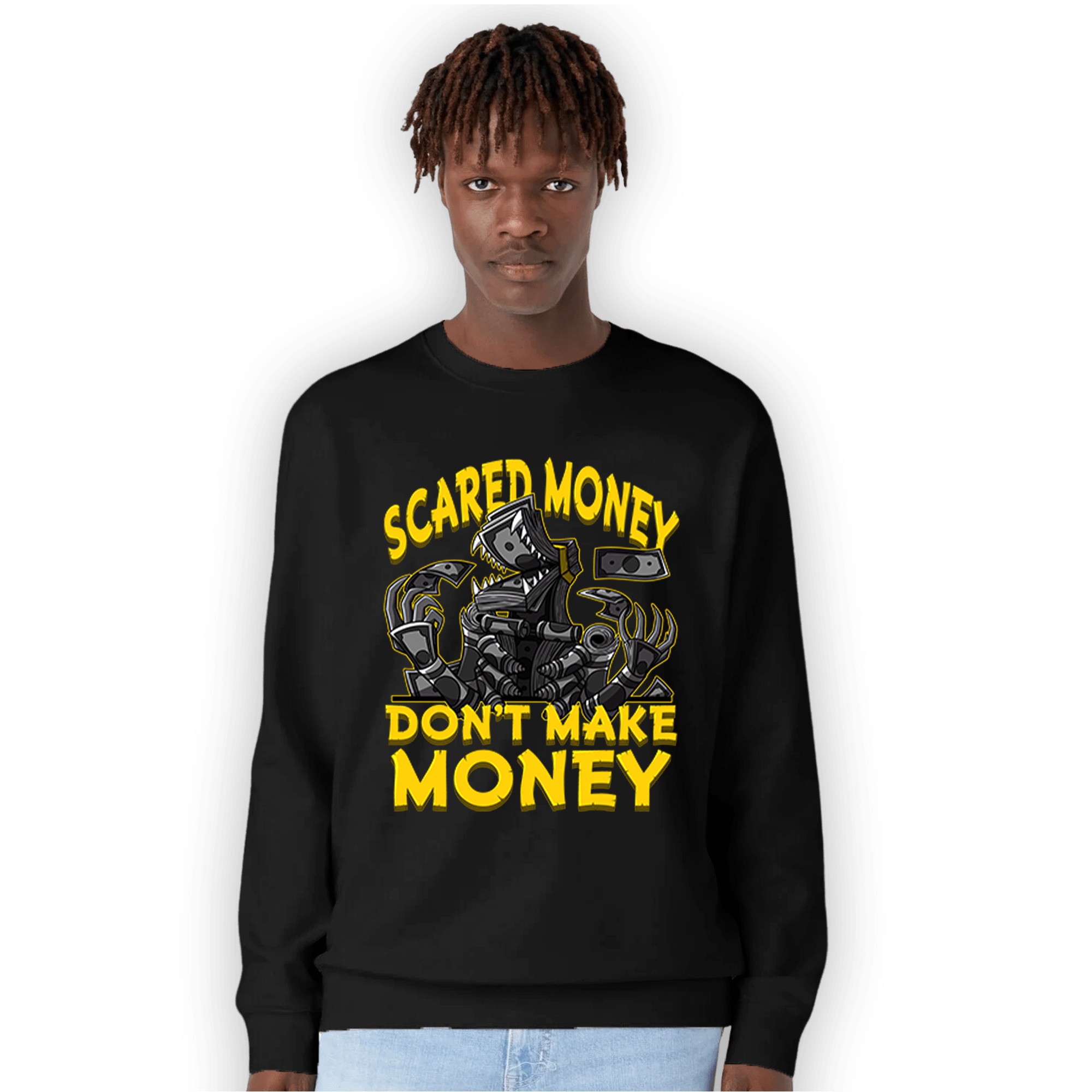 Thunder 4s Sweatshirt Match Scared Moneyy - NastyJamz