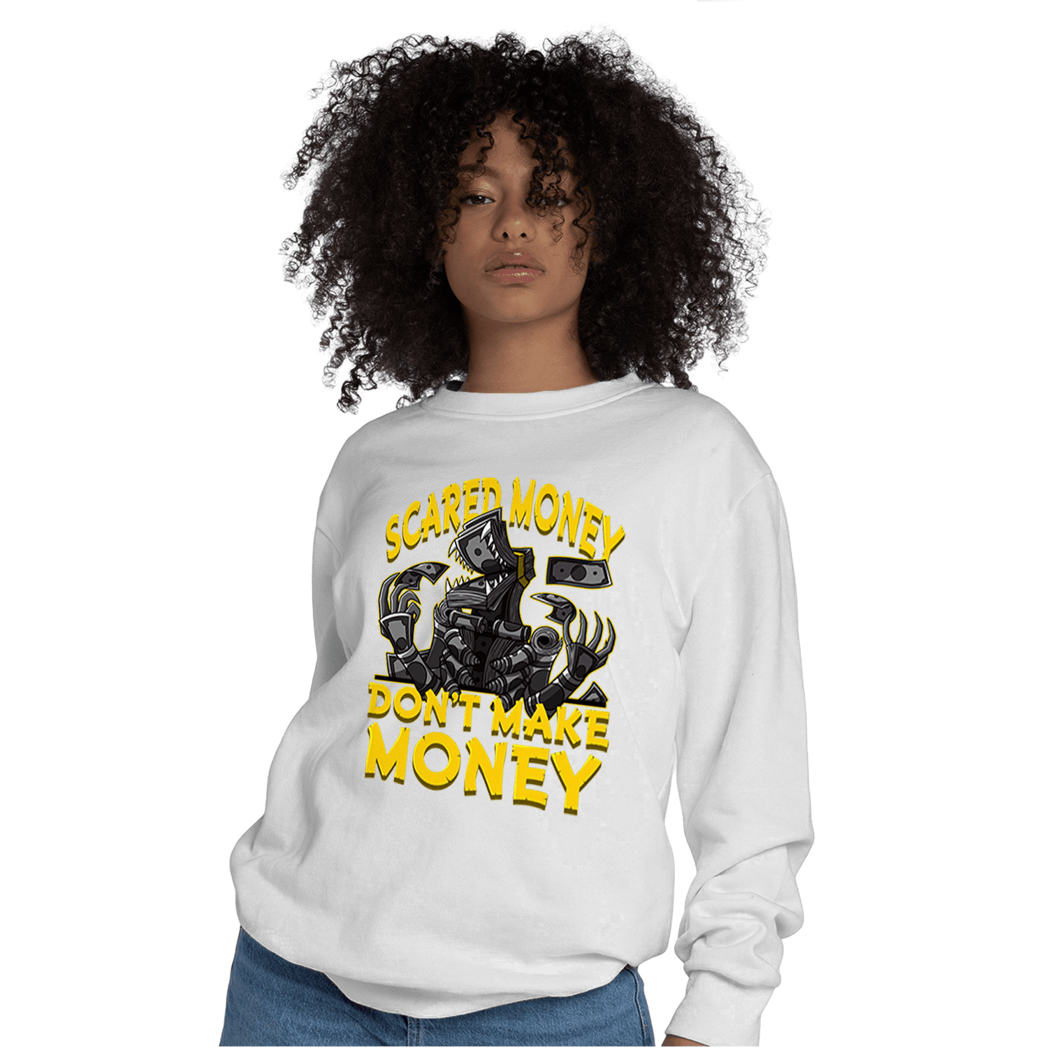 Thunder 4s Sweatshirt Match Scared Moneyy - NastyJamz