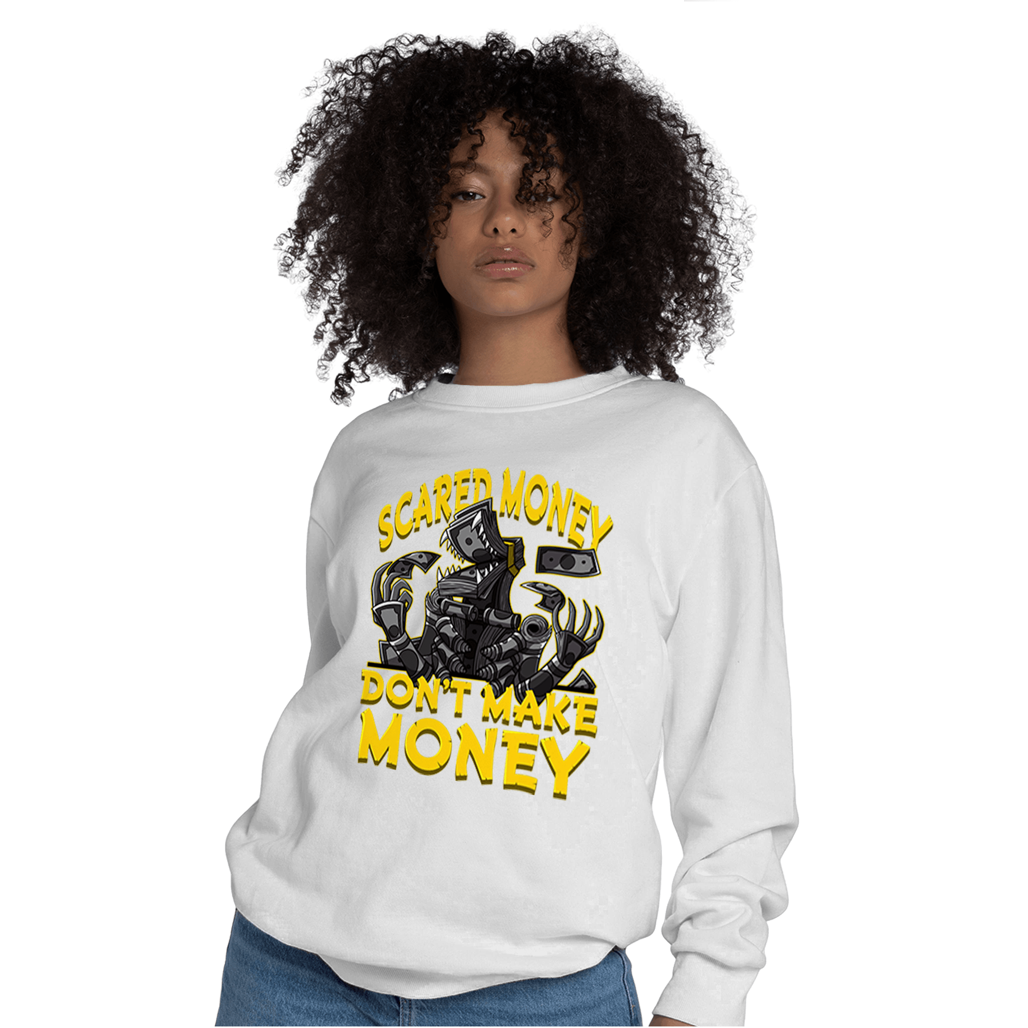Thunder 4s Sweatshirt Match Scared Moneyy - NastyJamz
