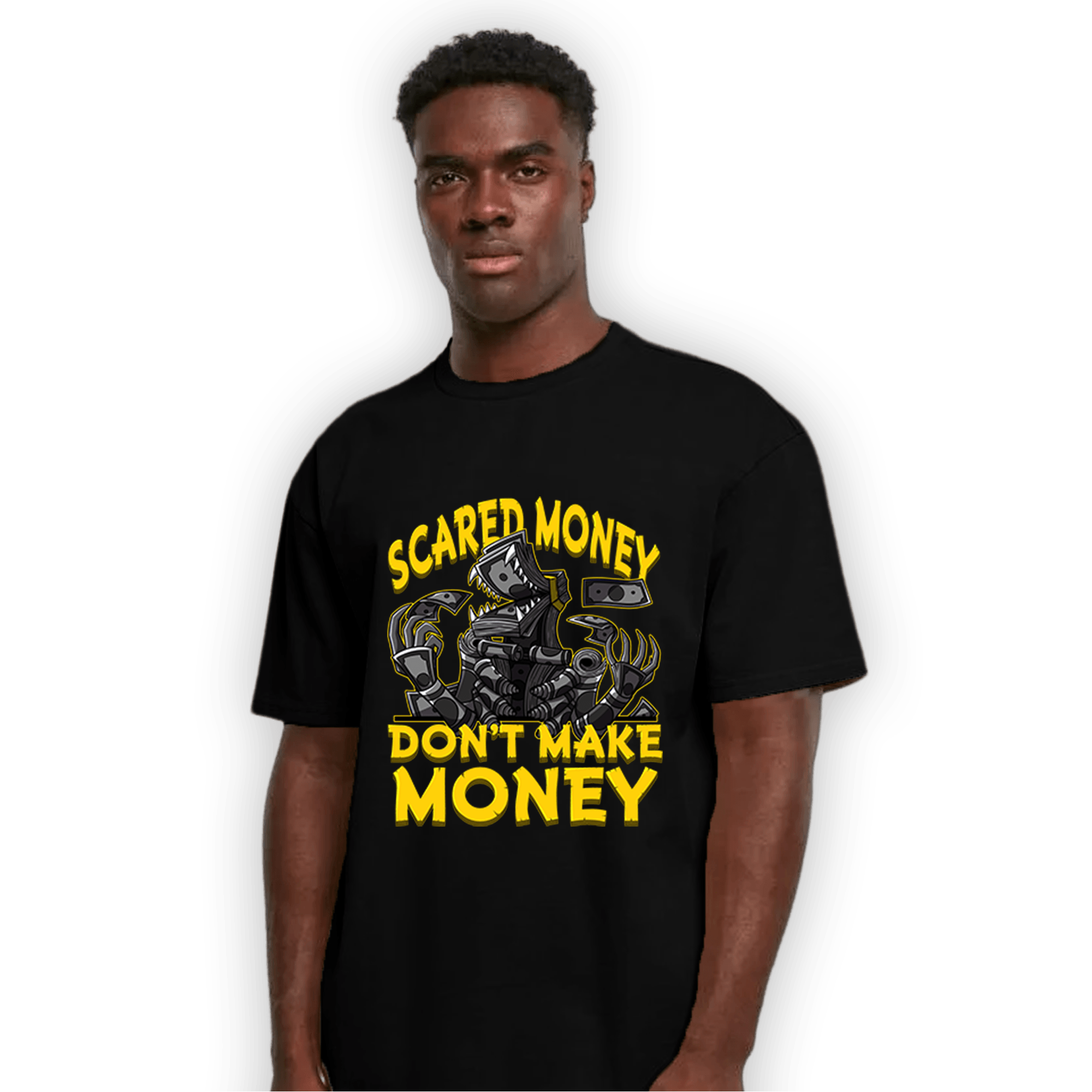 Thunder 4s T Shirt Match Scared Moneyy - NastyJamz