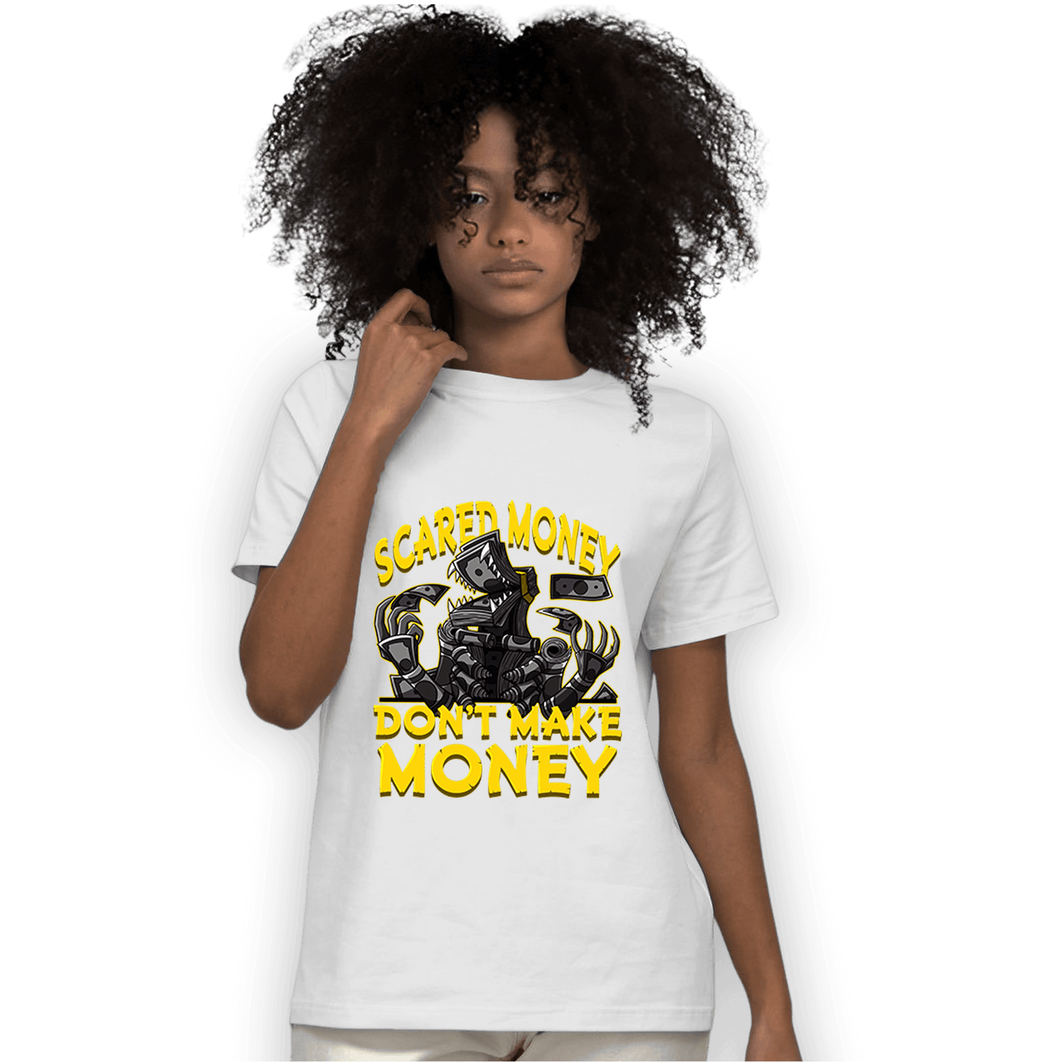 Thunder 4s T Shirt Match Scared Moneyy - NastyJamz