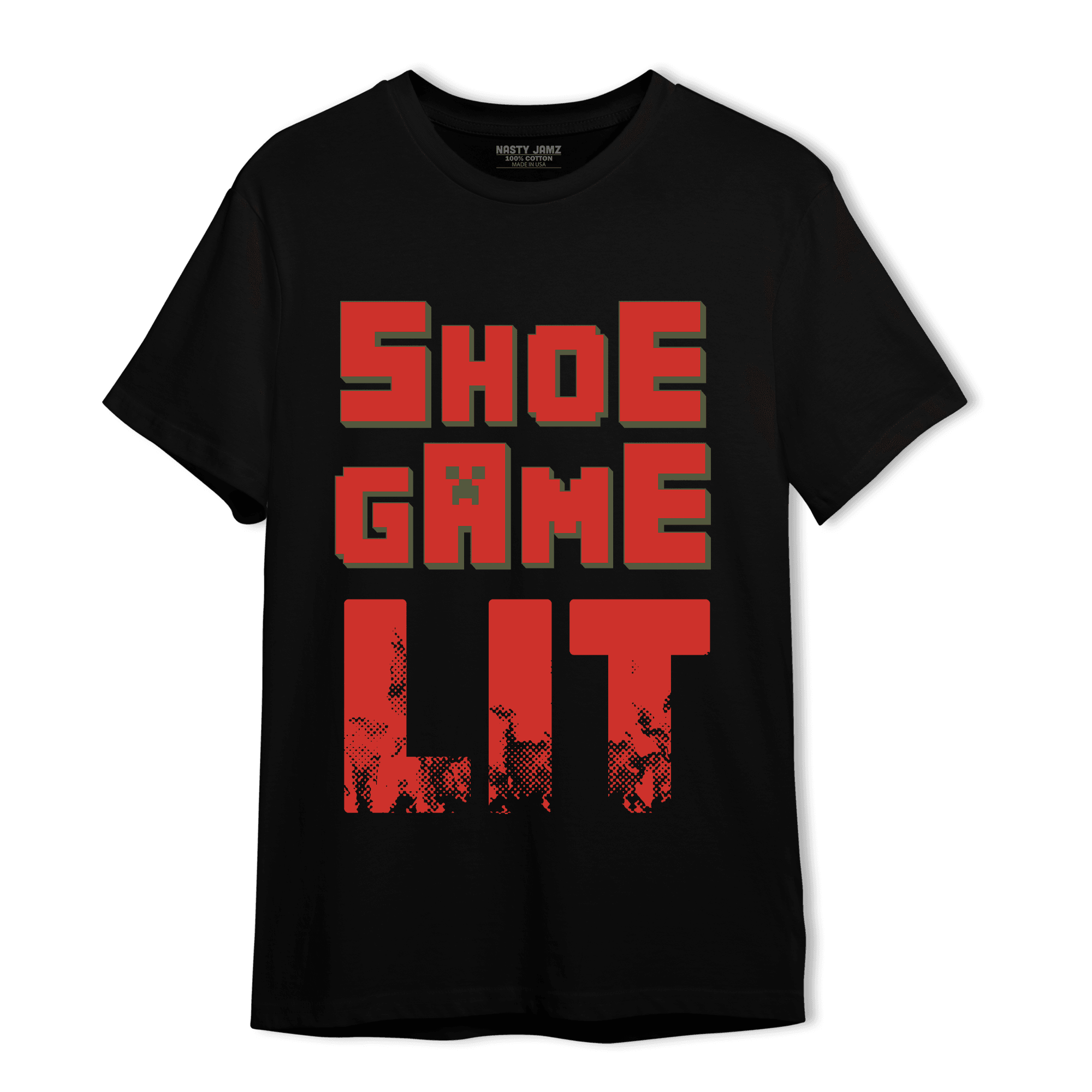 Dunk Low Mystic Red T Shirt Match Shoe Game Lit - NastyJamz