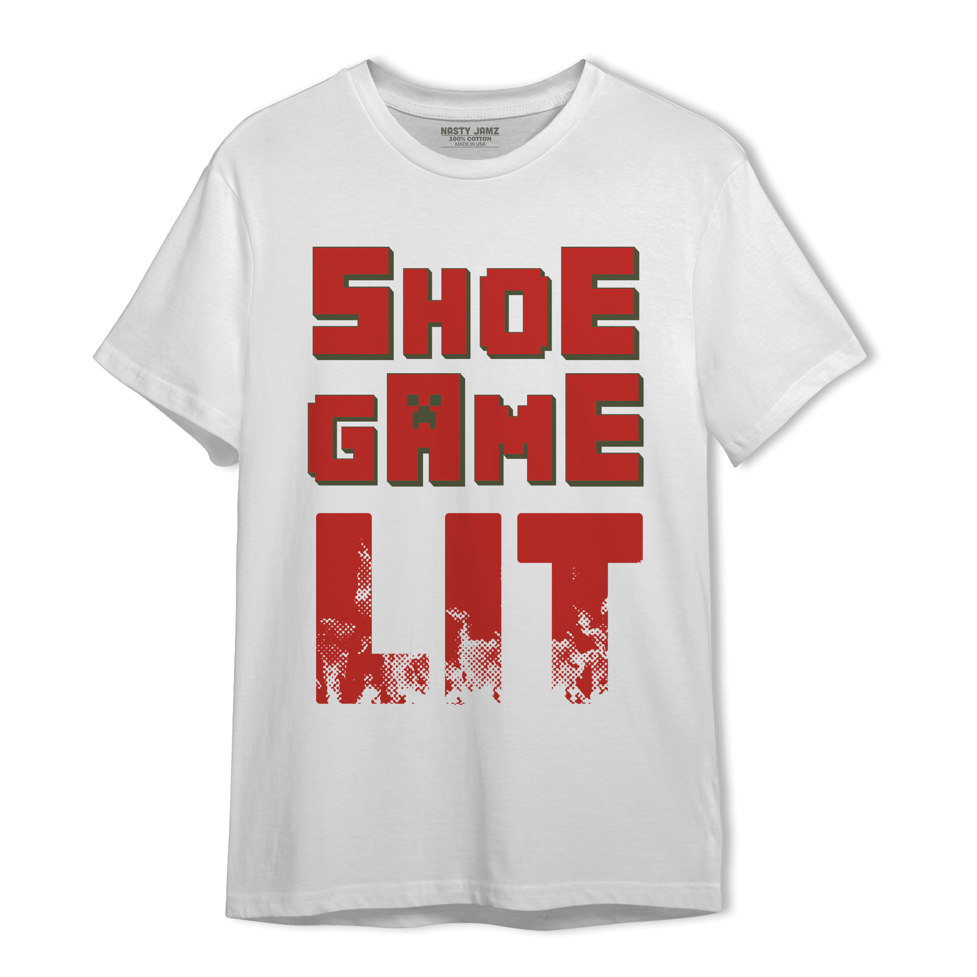 Dunk Low Mystic Red T Shirt Match Shoe Game Lit - NastyJamz