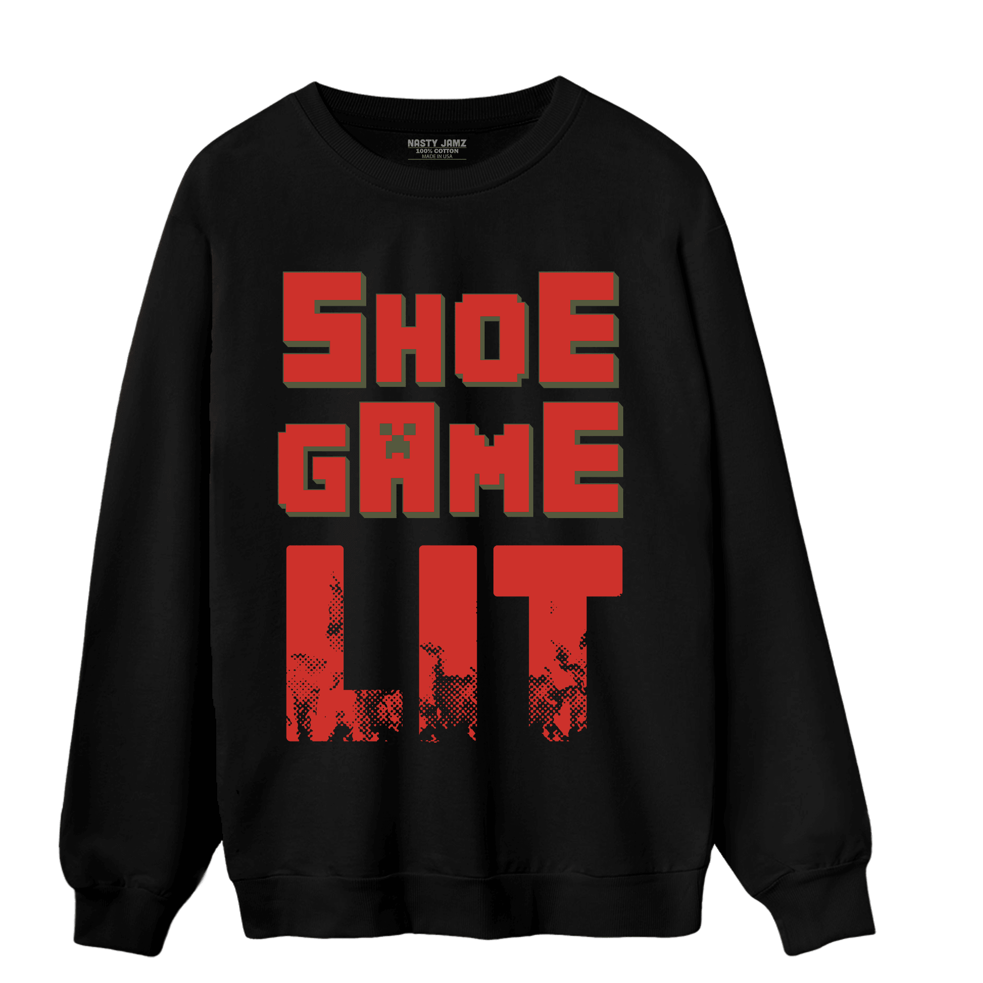 Dunk Low Mystic Red Sweatshirt Match Shoe Game Lit - NastyJamz