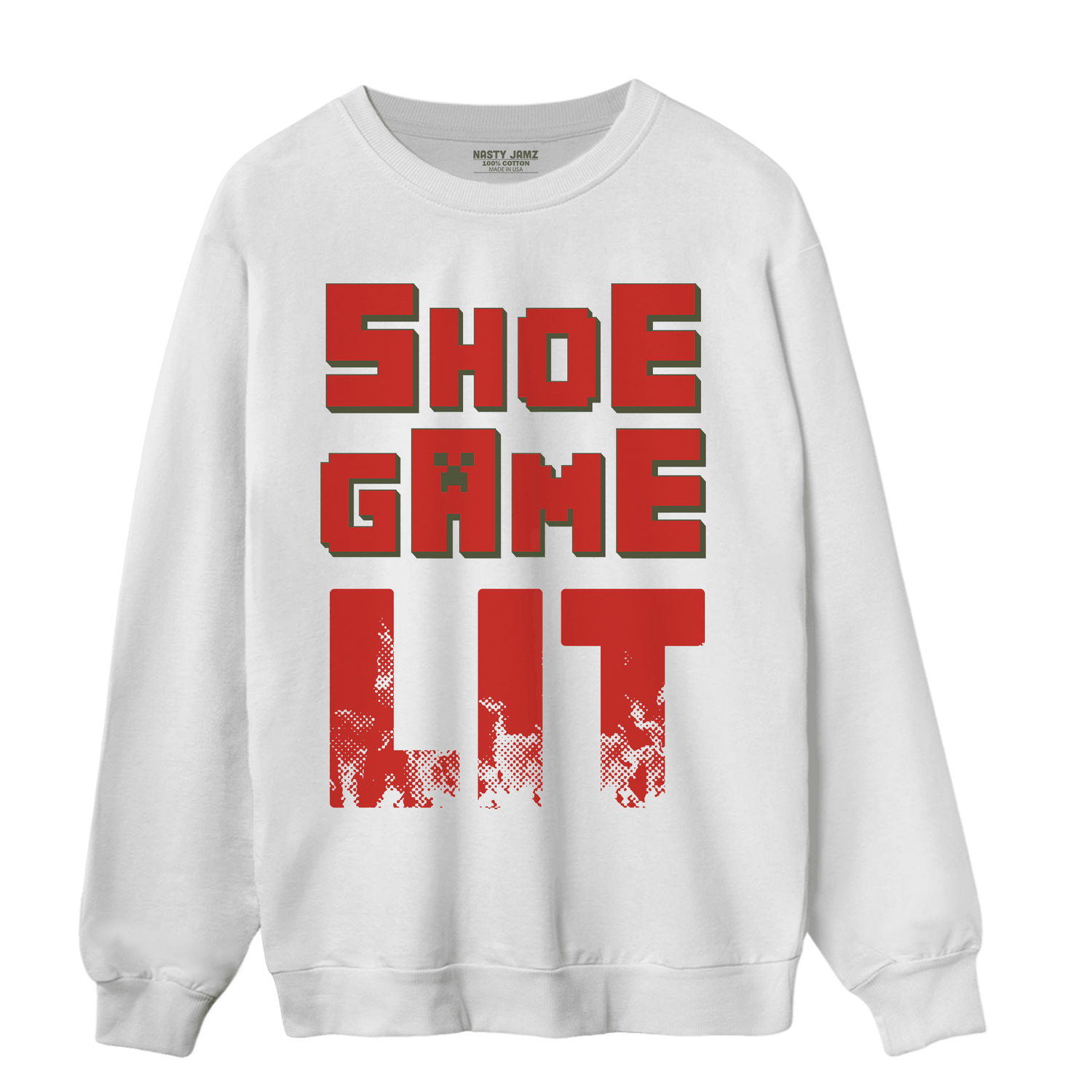 Dunk Low Mystic Red Sweatshirt Match Shoe Game Lit - NastyJamz