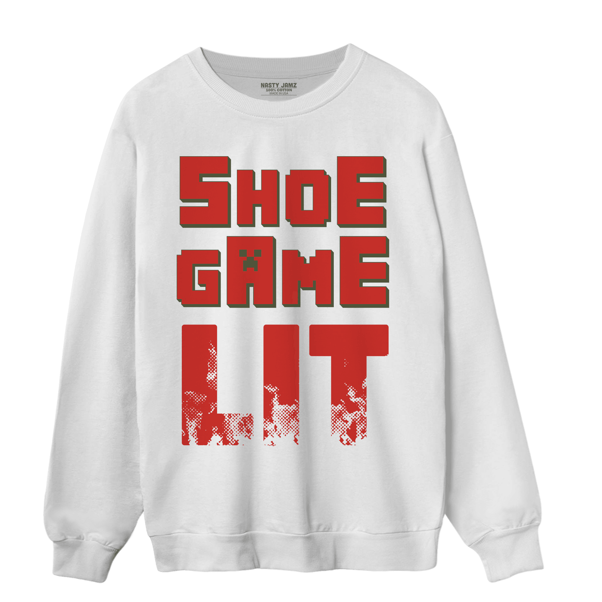 Dunk Low Mystic Red Sweatshirt Match Shoe Game Lit - NastyJamz