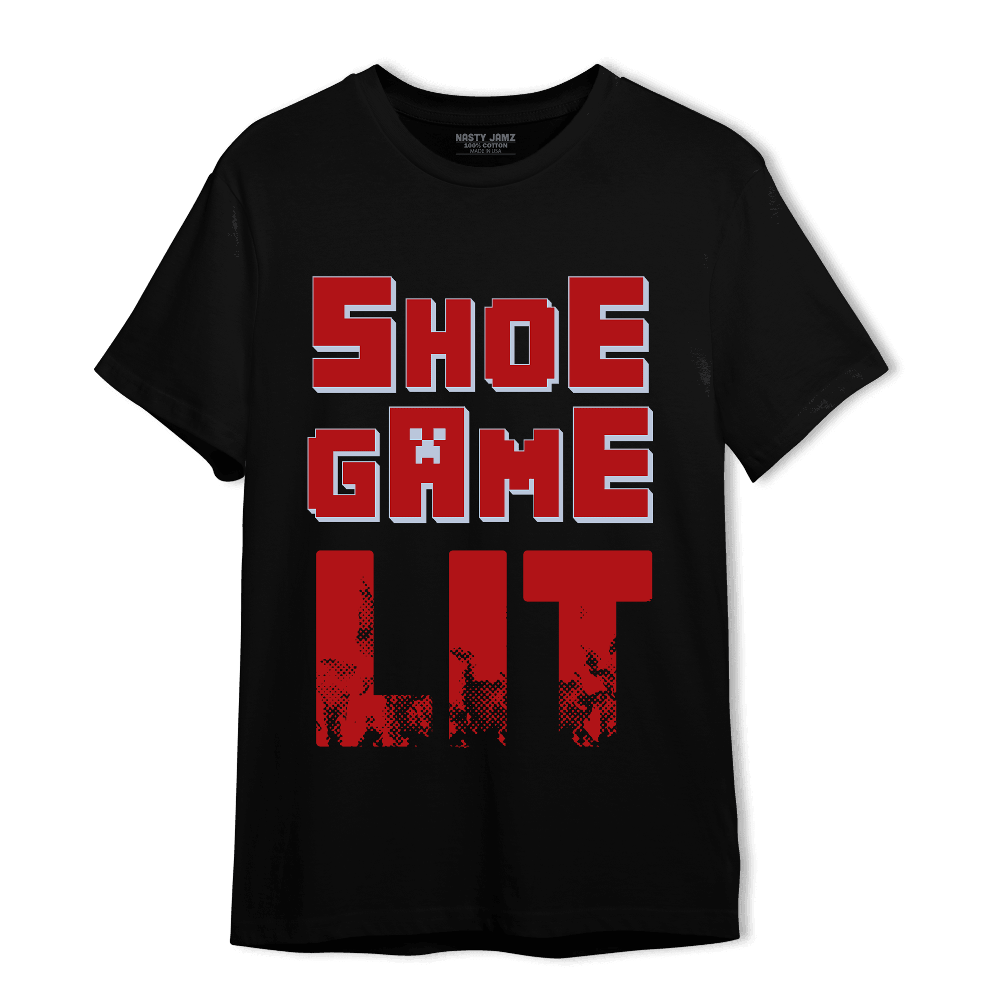 Cherry 11s T Shirt Match Shoe Game Lit - NastyJamz