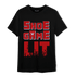 Cherry 11s T Shirt Match Shoe Game Lit - NastyJamz
